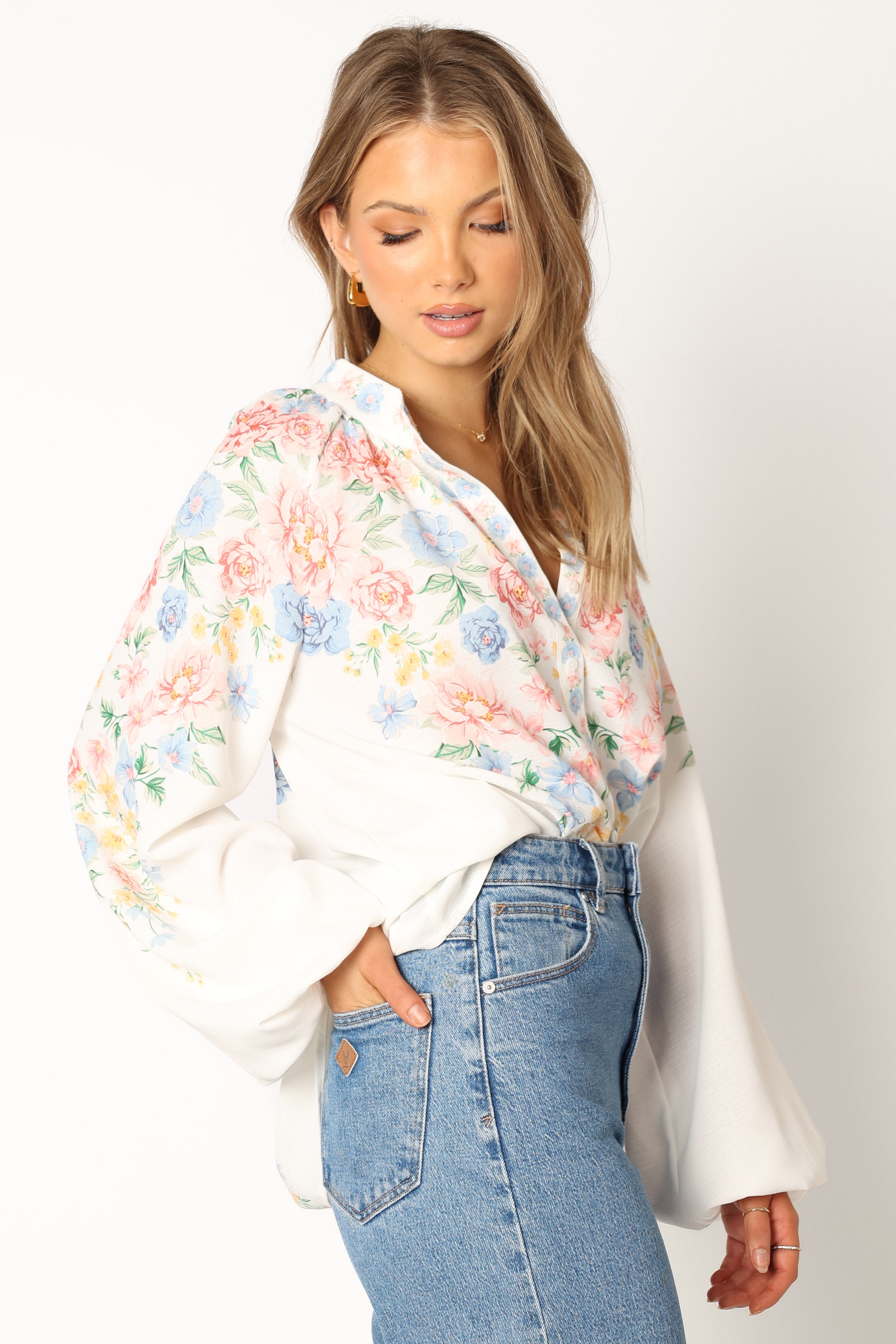 TOPS Kellie Blouse - Floral