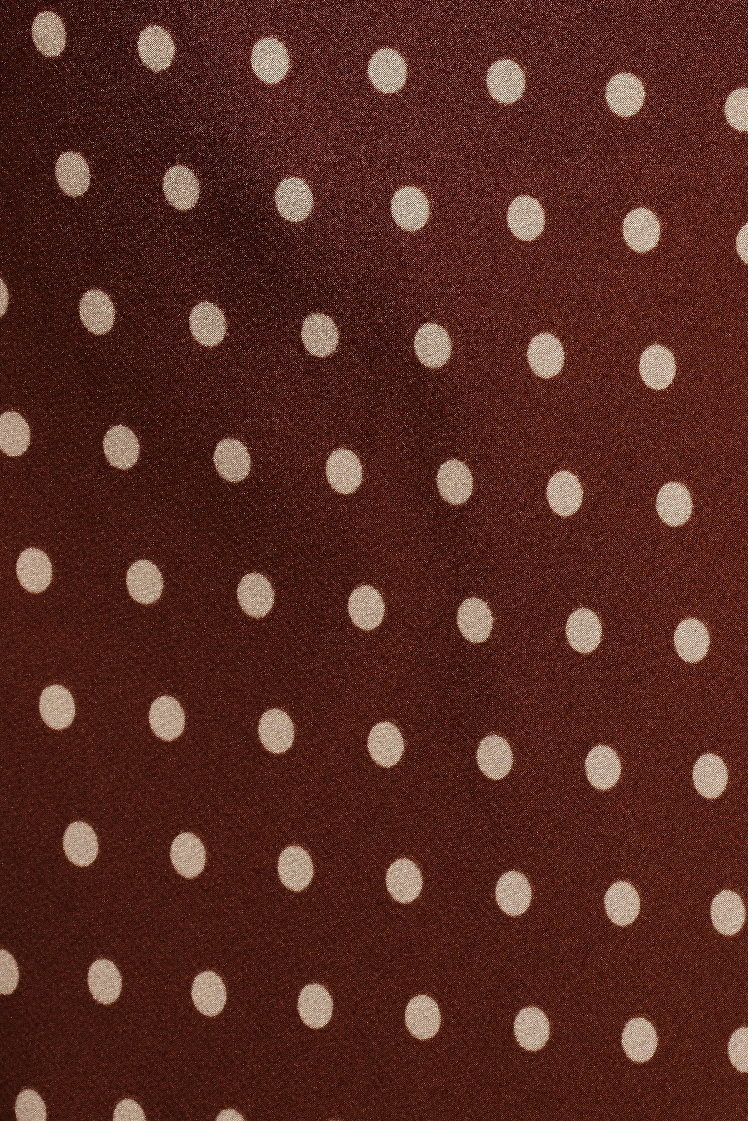 TOPS Kelso Top - Brown Polka Dot