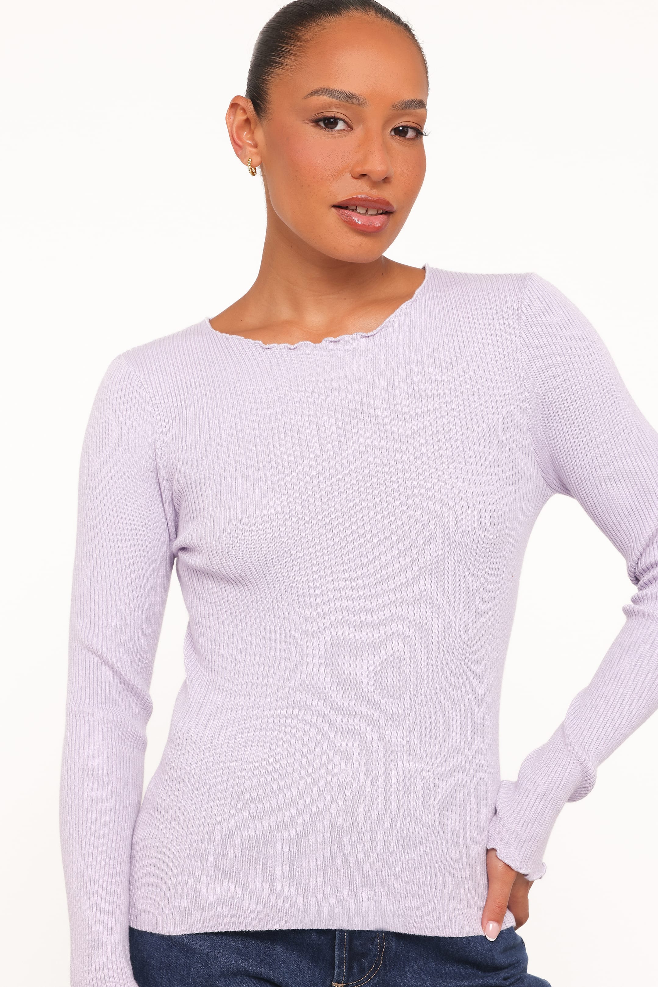 TOPS Kya Knit Top - Lavender
