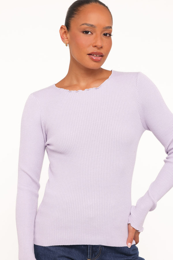 TOPS Kya Knit Top - Lavender