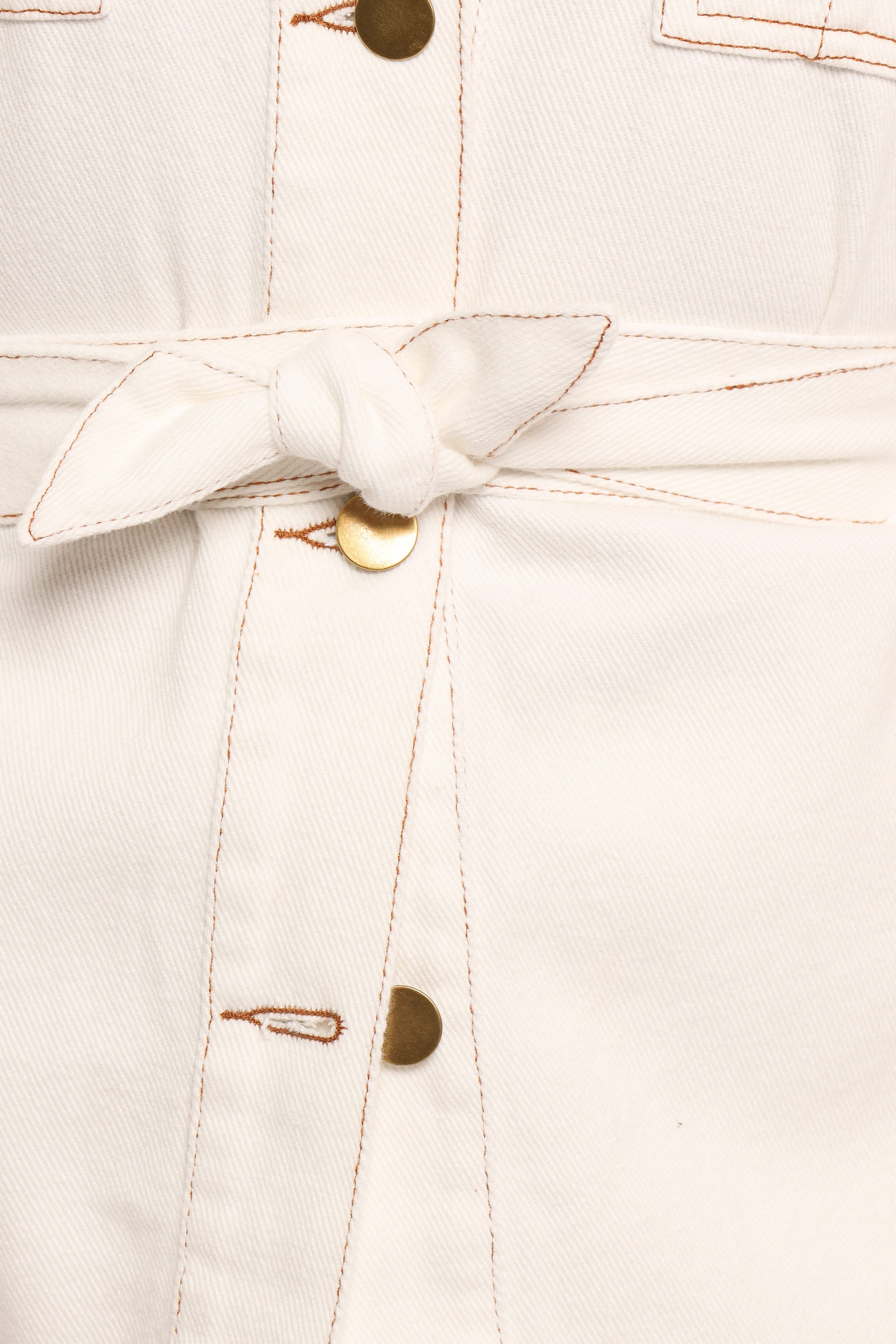 TOPS Lepal Denim Shirt - White