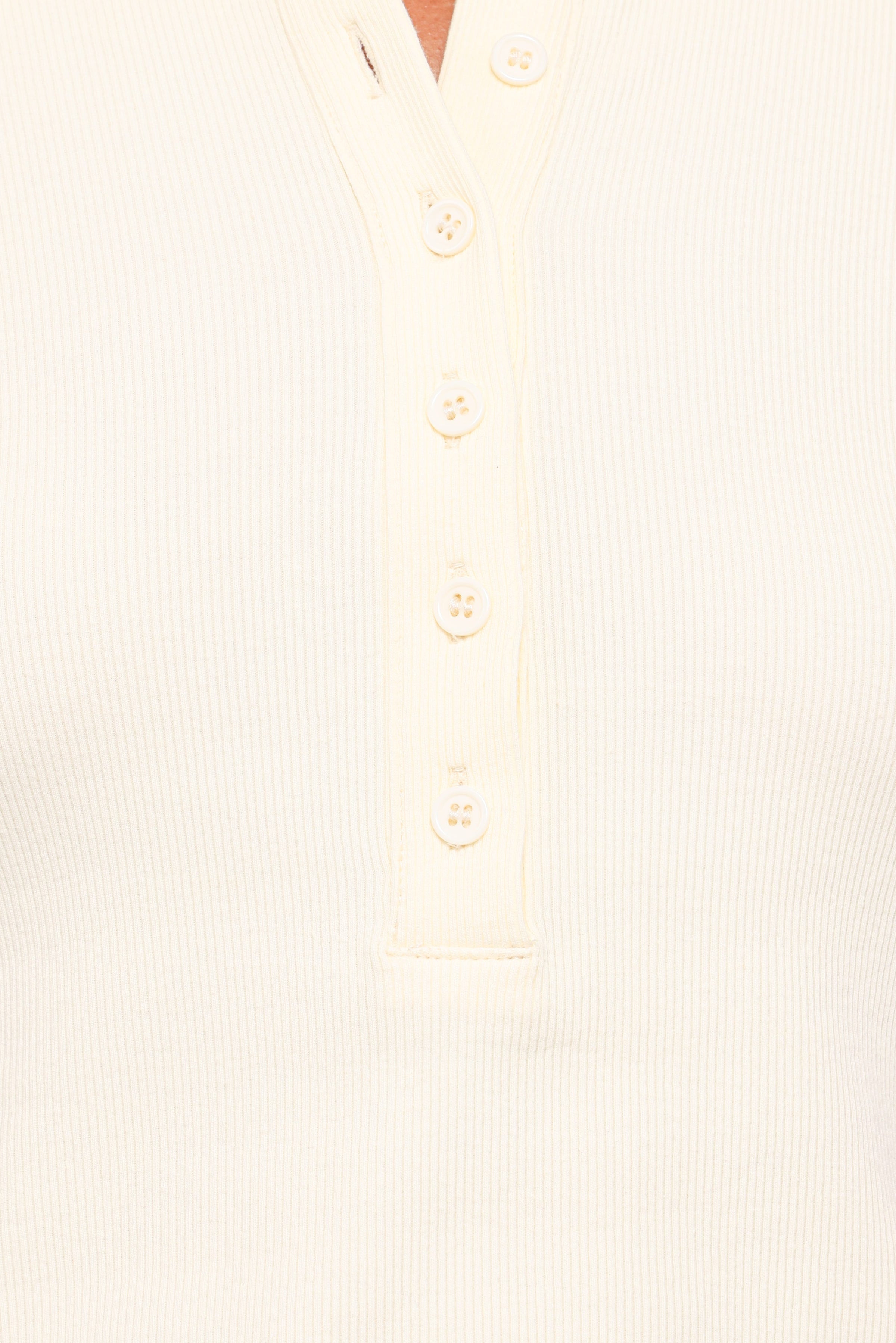 TOPS Lewis Knit Polo - Pale Yellow