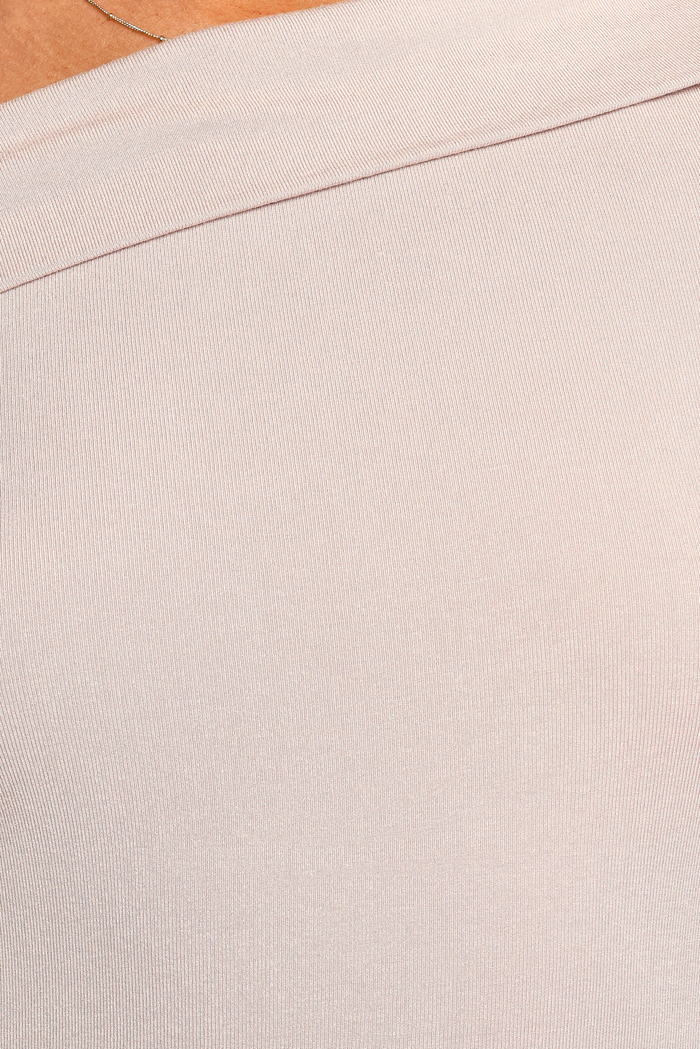 TOPS Liah Off Shoulder Knit Top - Grey