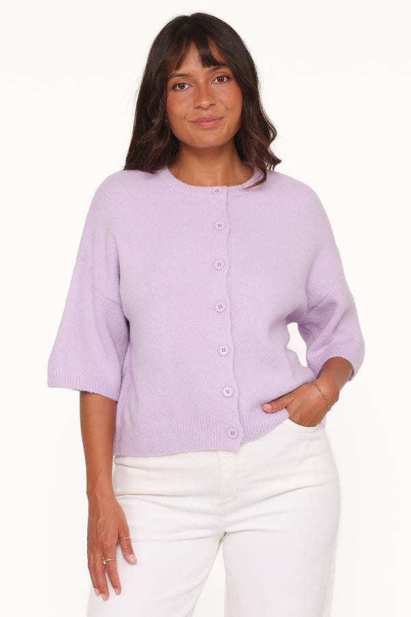TOPS Lilith Knit Top - Lilac