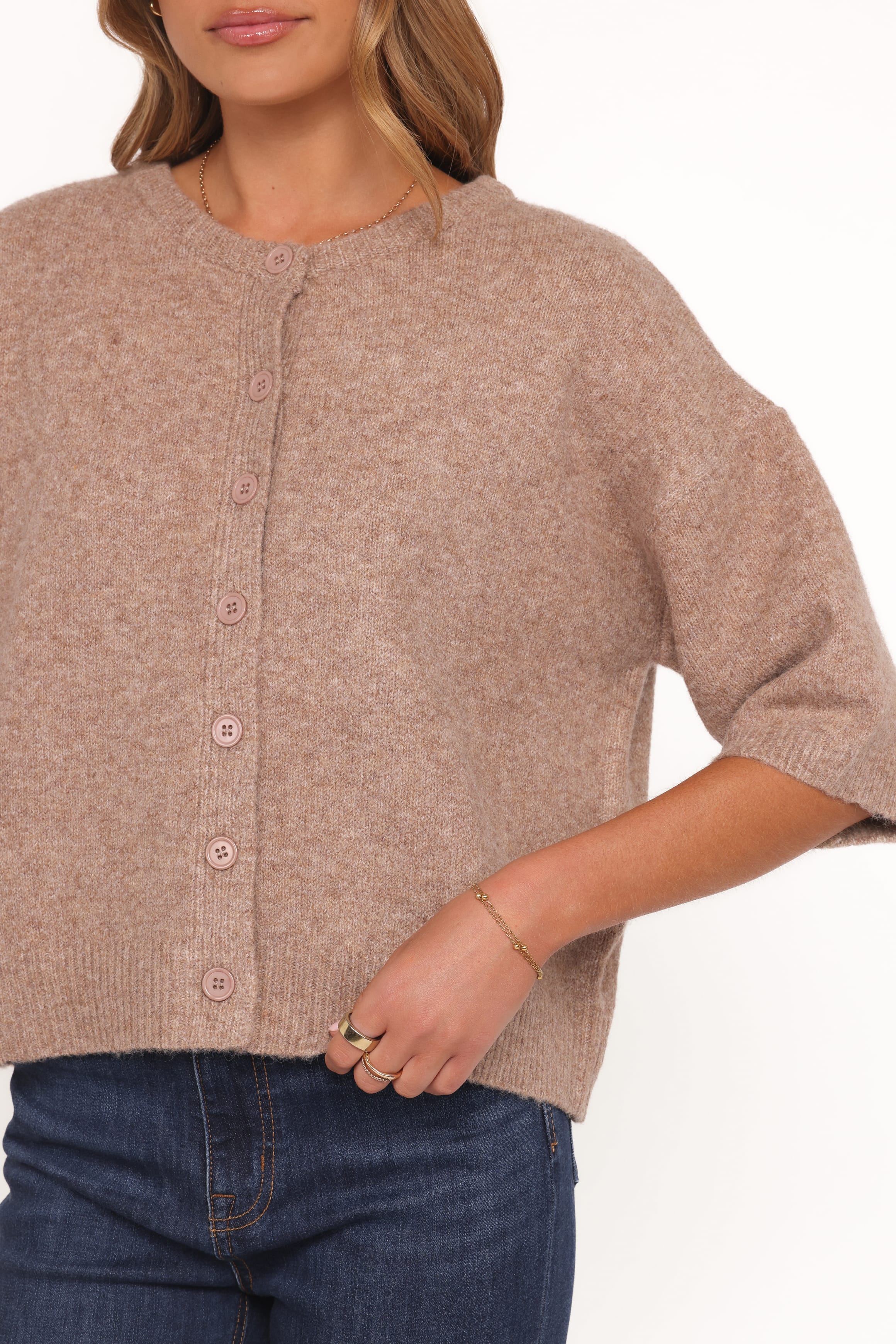 TOPS Lilith Knit Top - Mocha