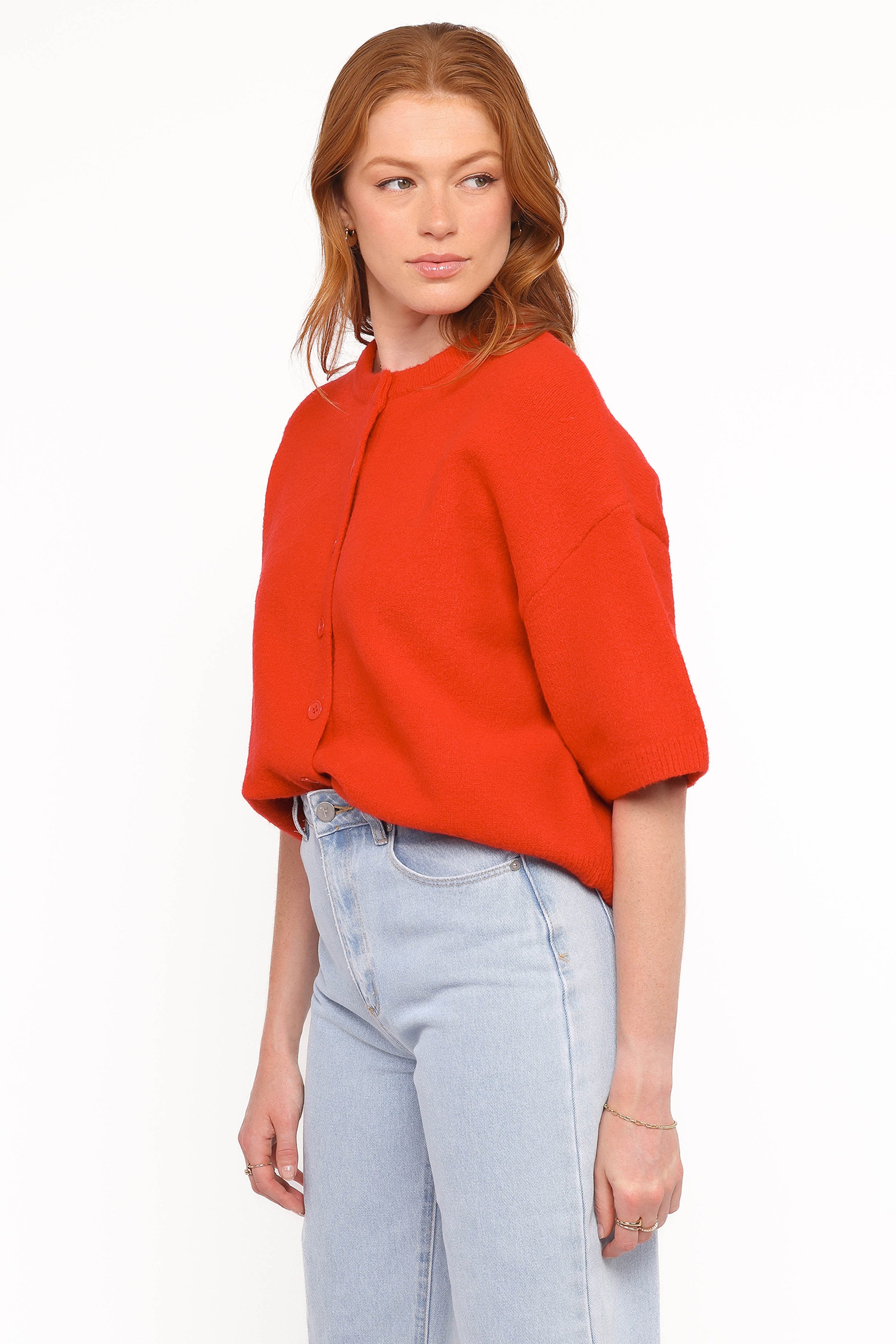 TOPS Lilith Knit Top - Red