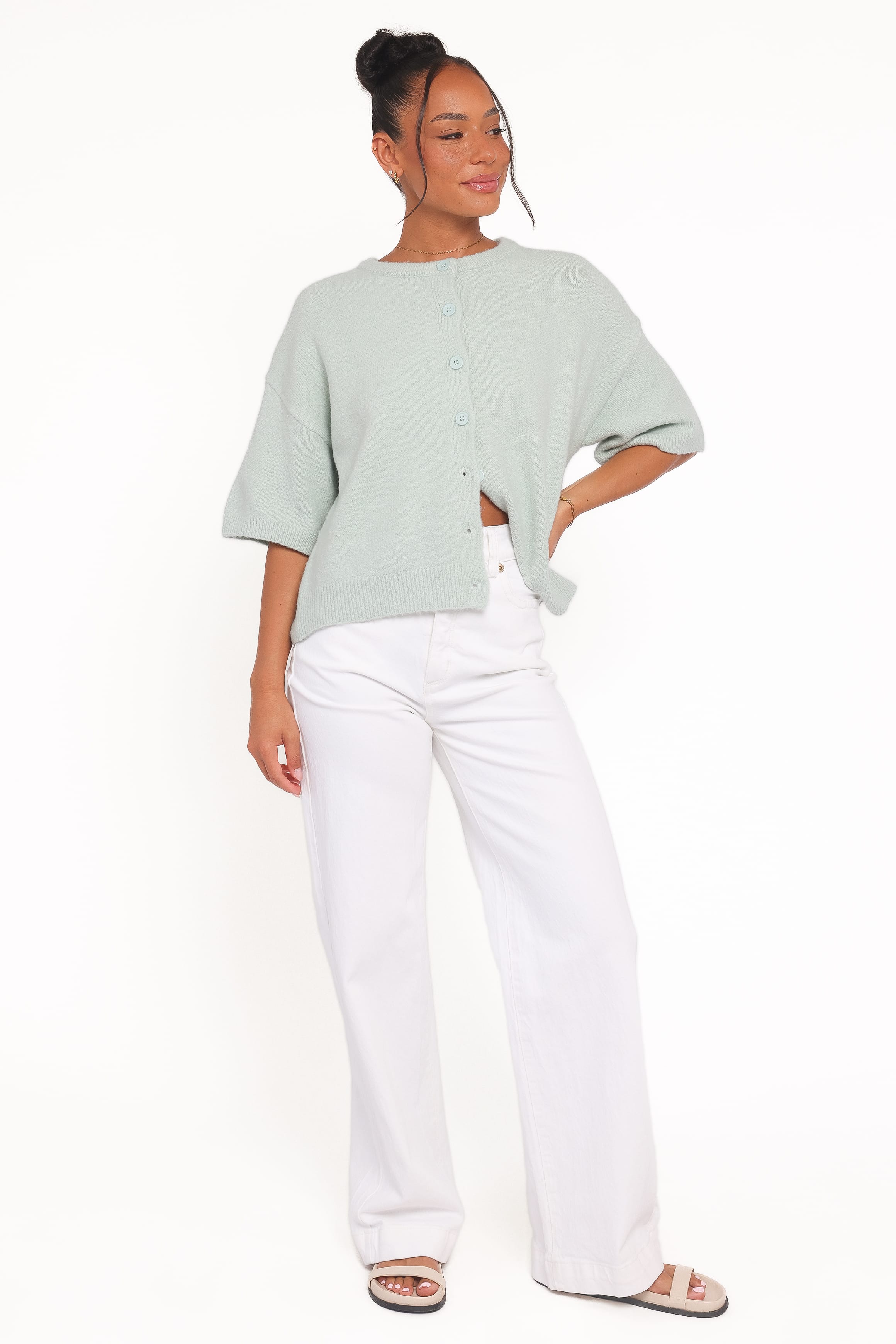 TOPS Lilith Knit Top - Sage