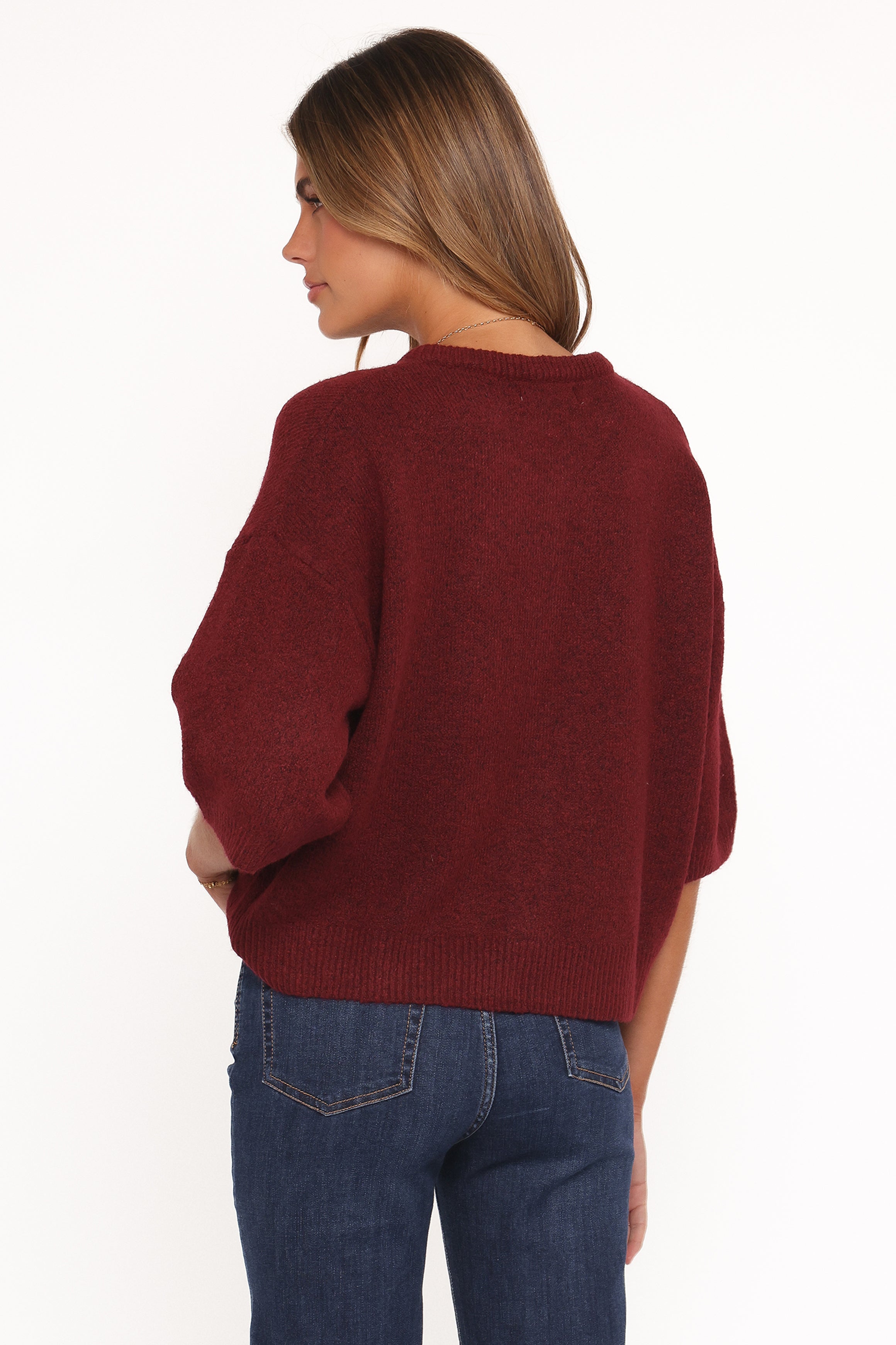 TOPS Lilith Knit Top - Wine