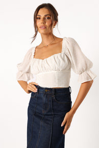 TOPS @Lily Top - Ivory