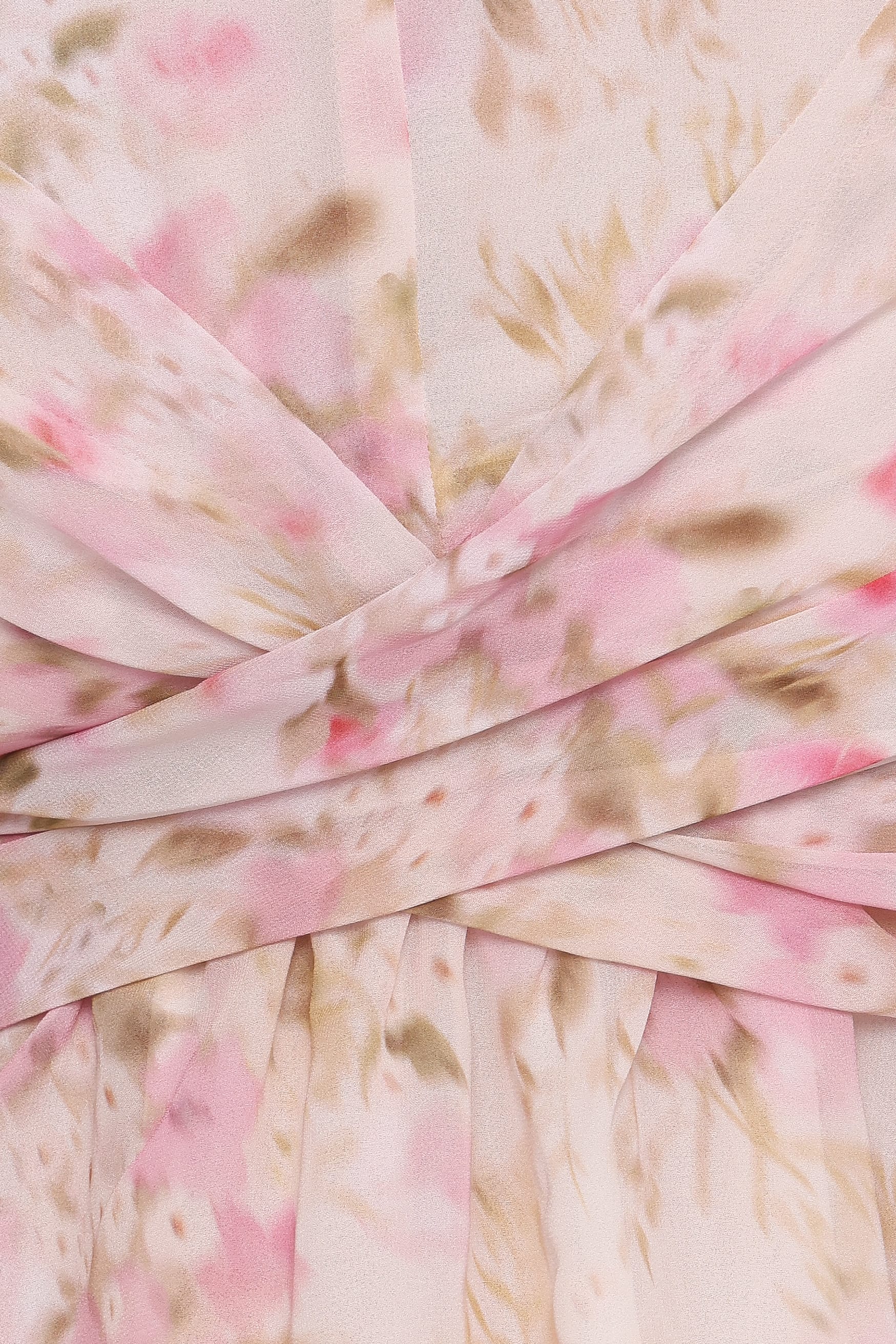 TOPS Limona Peplum Top - Blurred Pink Floral