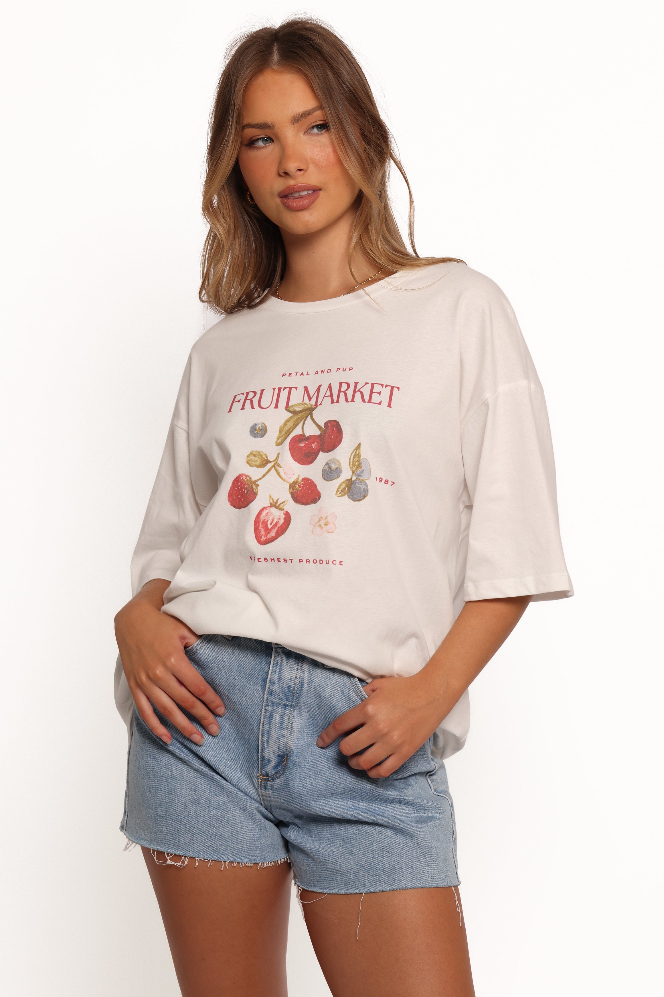 TOPS Loa Graphic Tee - White