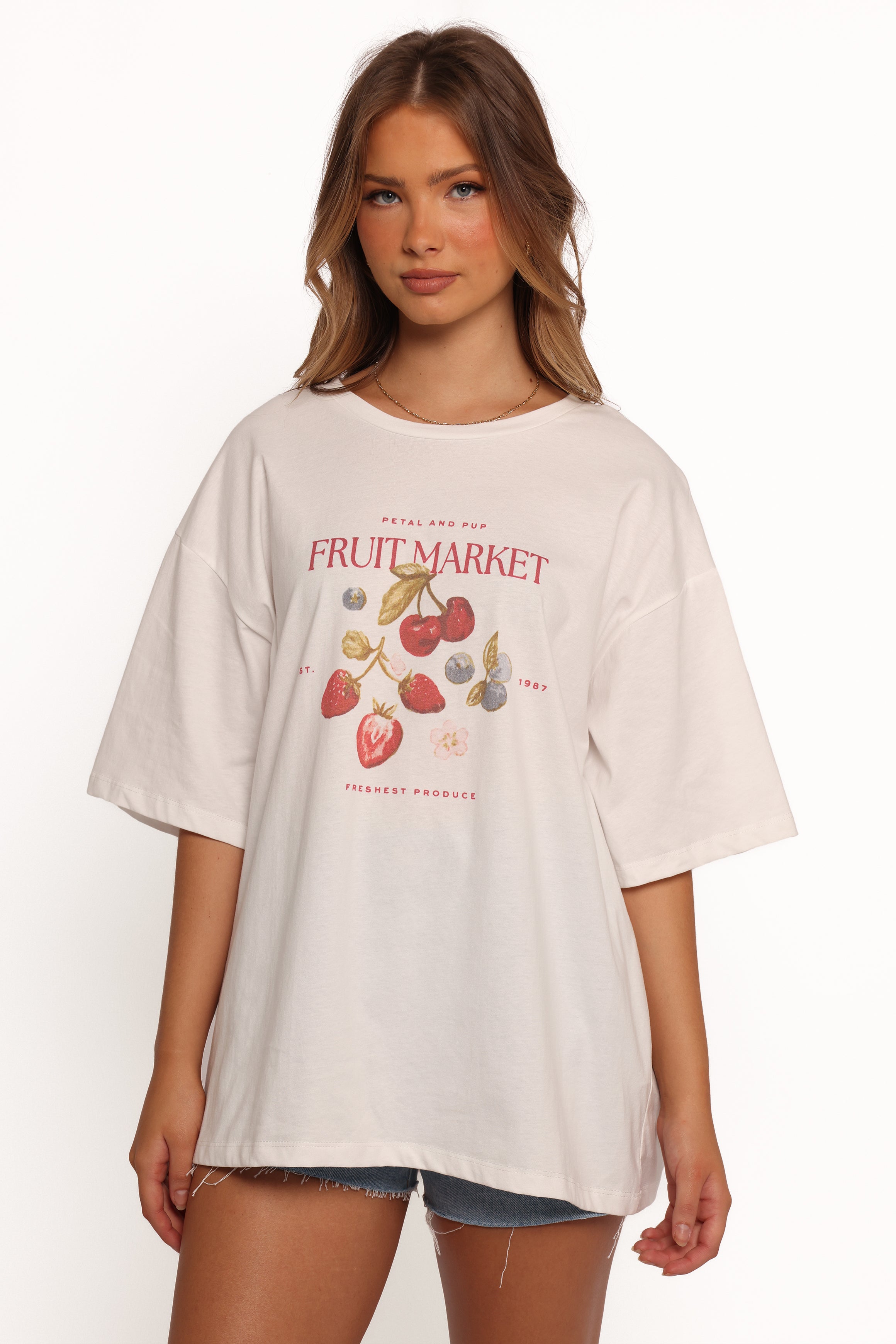 TOPS Loa Graphic Tee - White