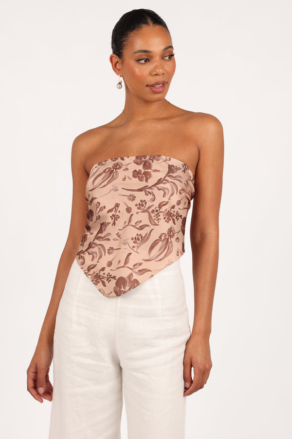 TOPS Lourdes Top - Wild Orchid
