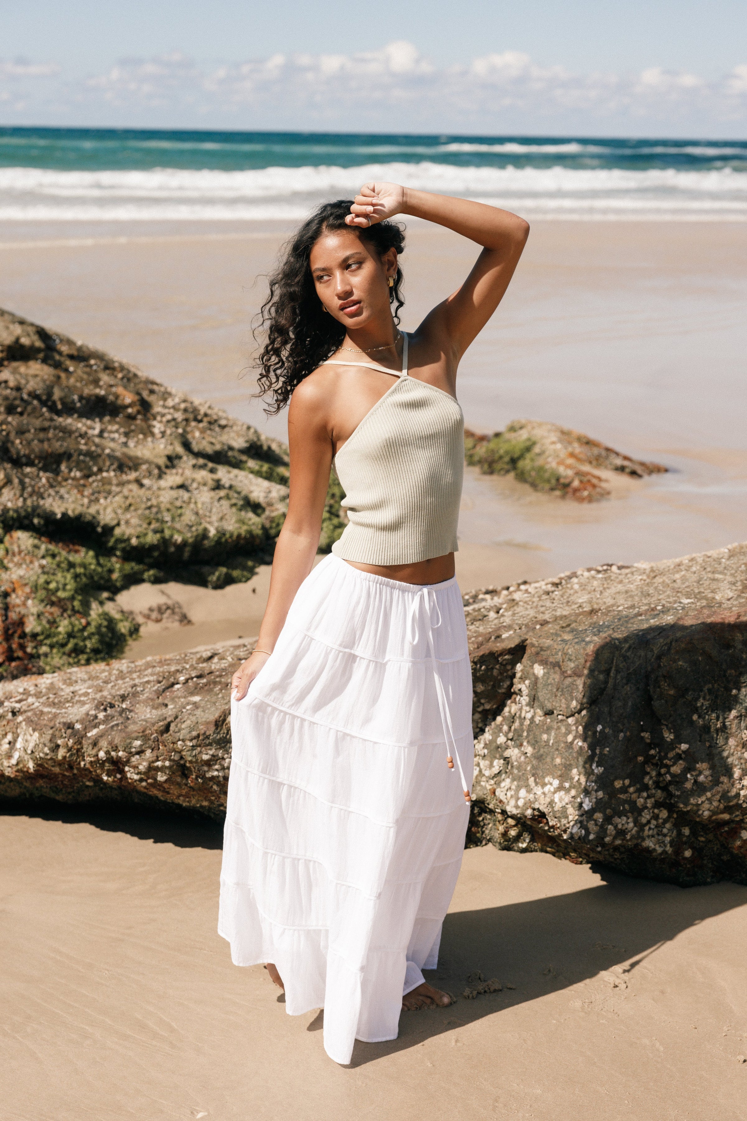 TOPS Lyles Knit Top - Avocado