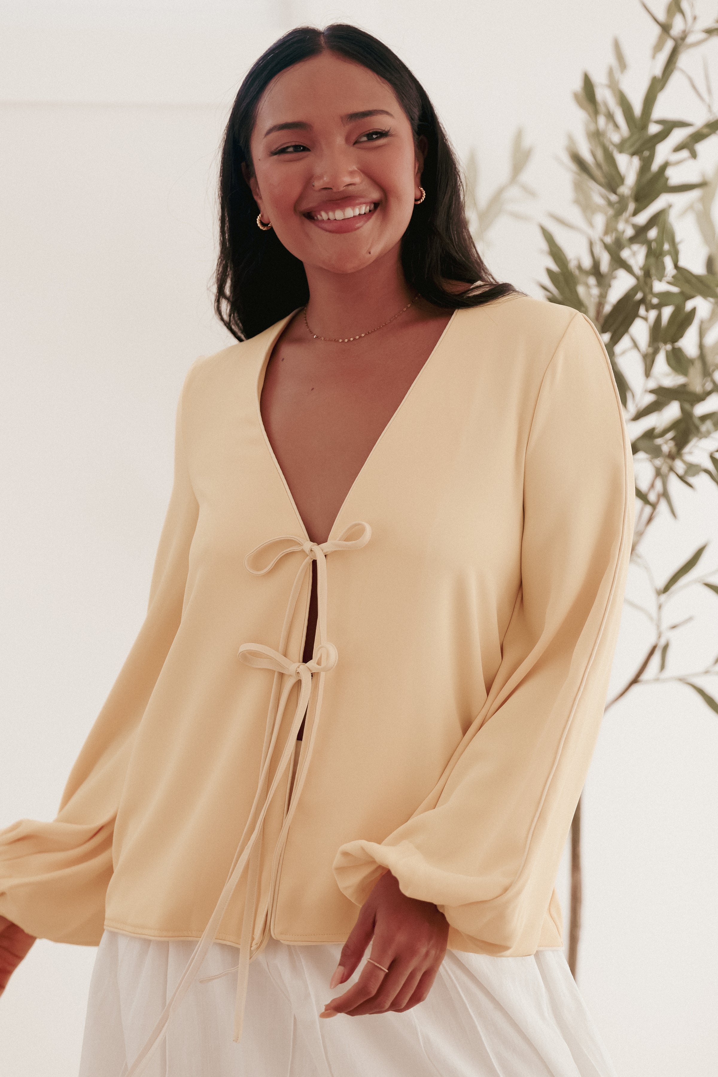 TOPS Lyns Top - Butter