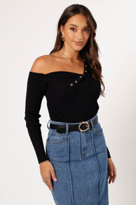 TOPS @Mable Top - Black
