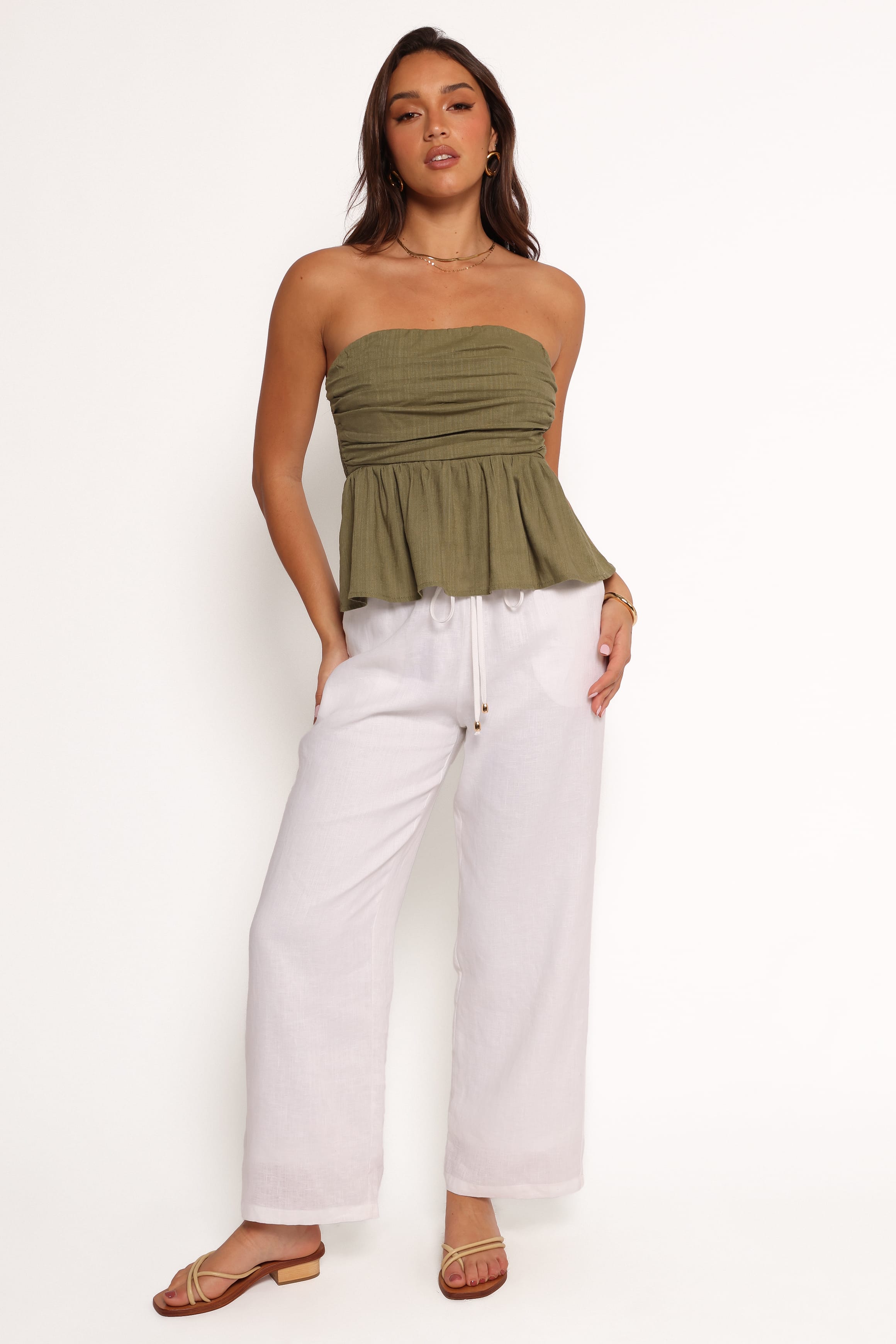 TOPS Maia Top - Olive