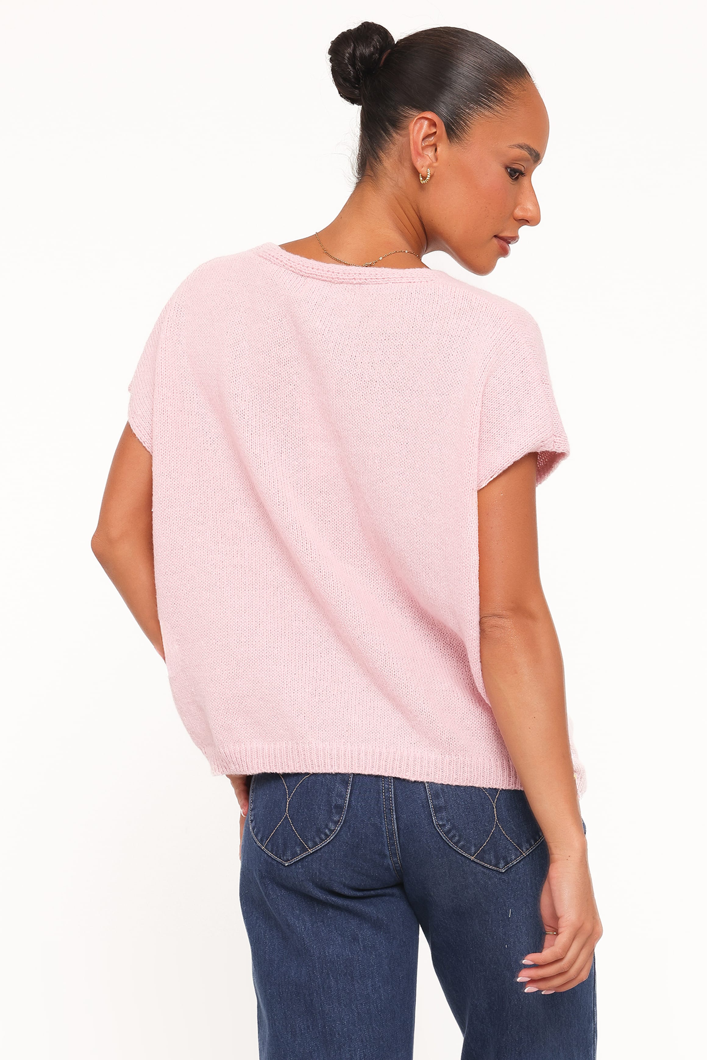 TOPS Mariana Knit Vest - Pink