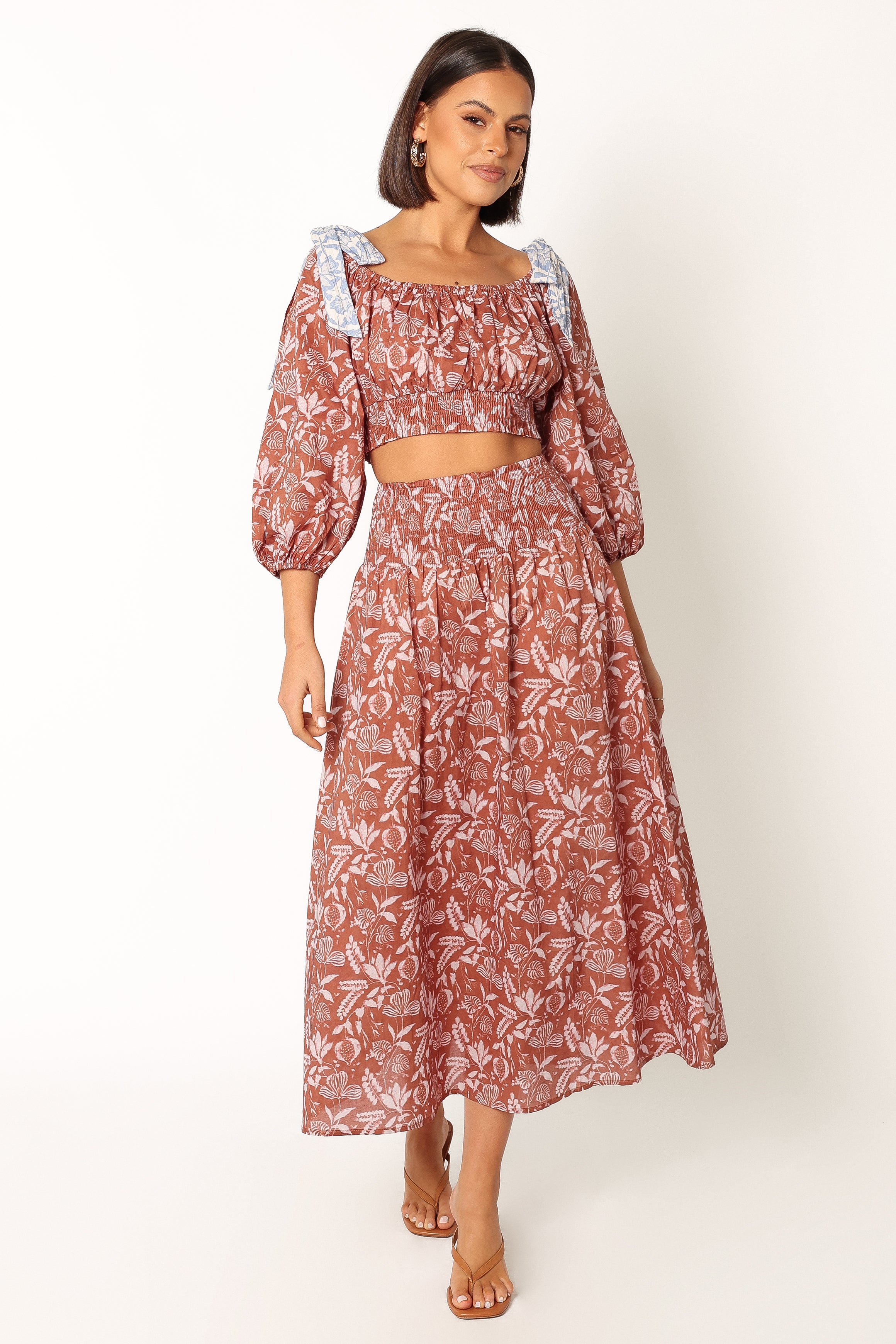 TOPS @Maryette Top - Cinnamon