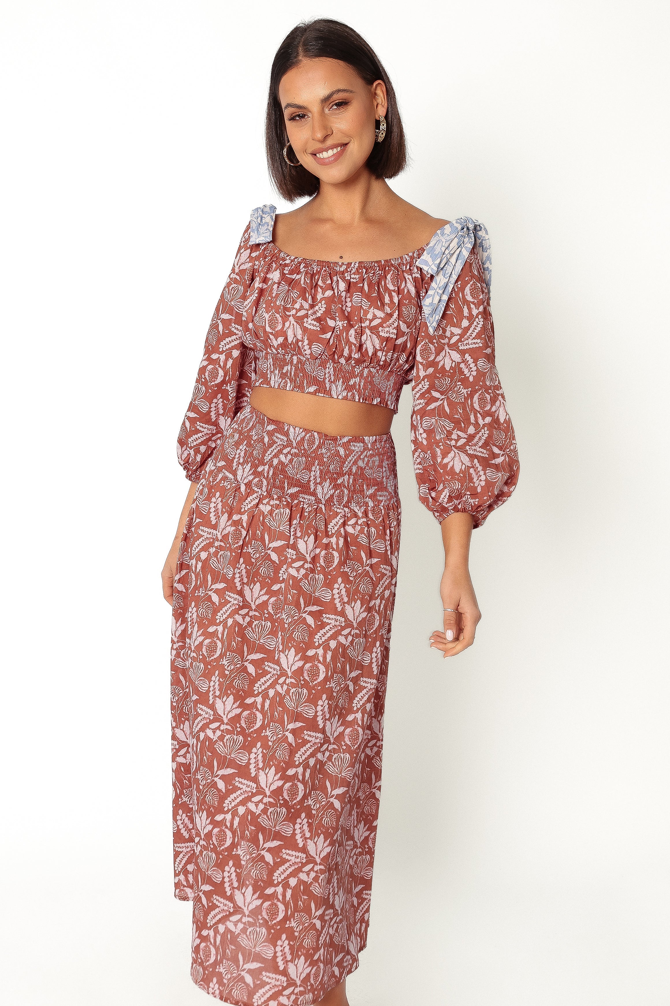 TOPS @Maryette Top - Cinnamon