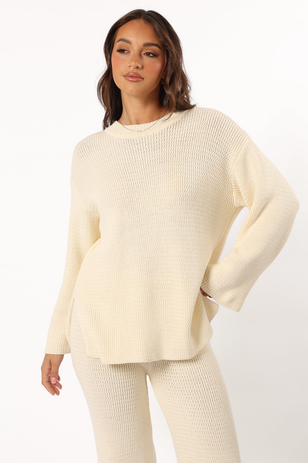 TOPS @Mckinley Sweater - Cream (Hold for Cool Beginnings)