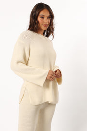 TOPS @Mckinley Sweater - Cream (Hold for Cool Beginnings)