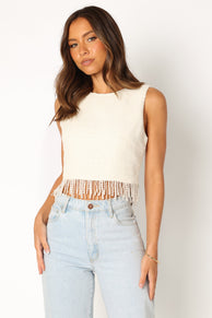 TOPS @Milana Top - Cream