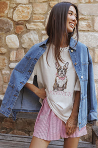 TOPS Monsier Tee - White