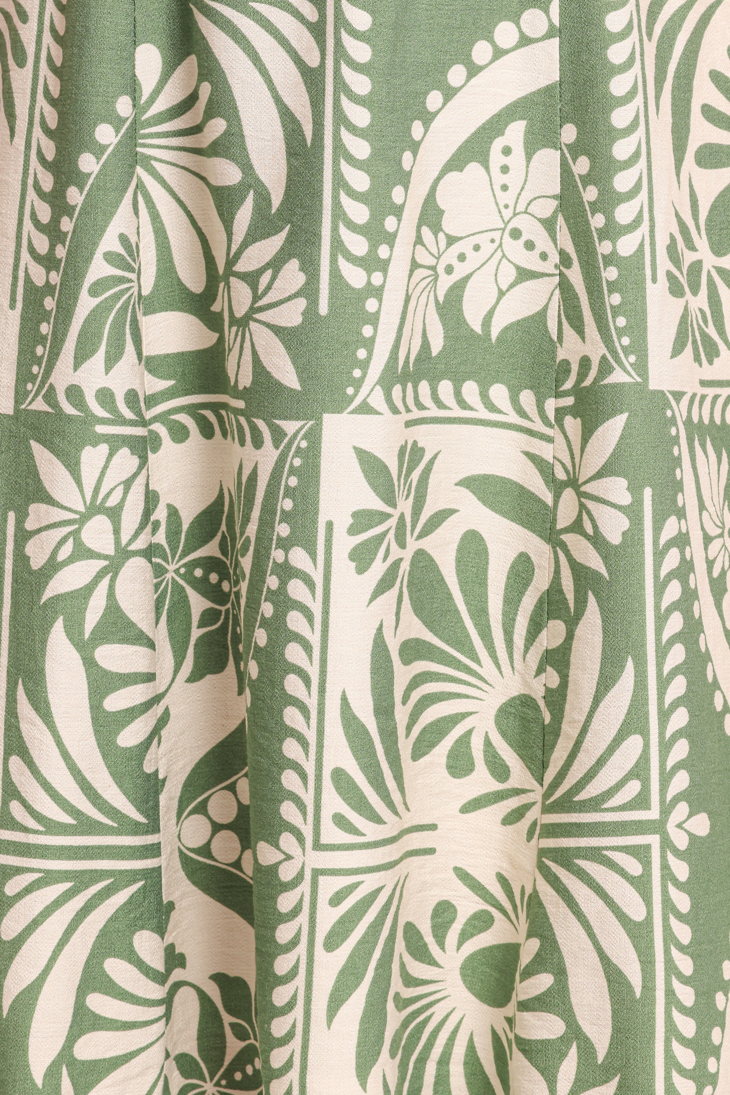 TOPS Nevin Top - Green Floral