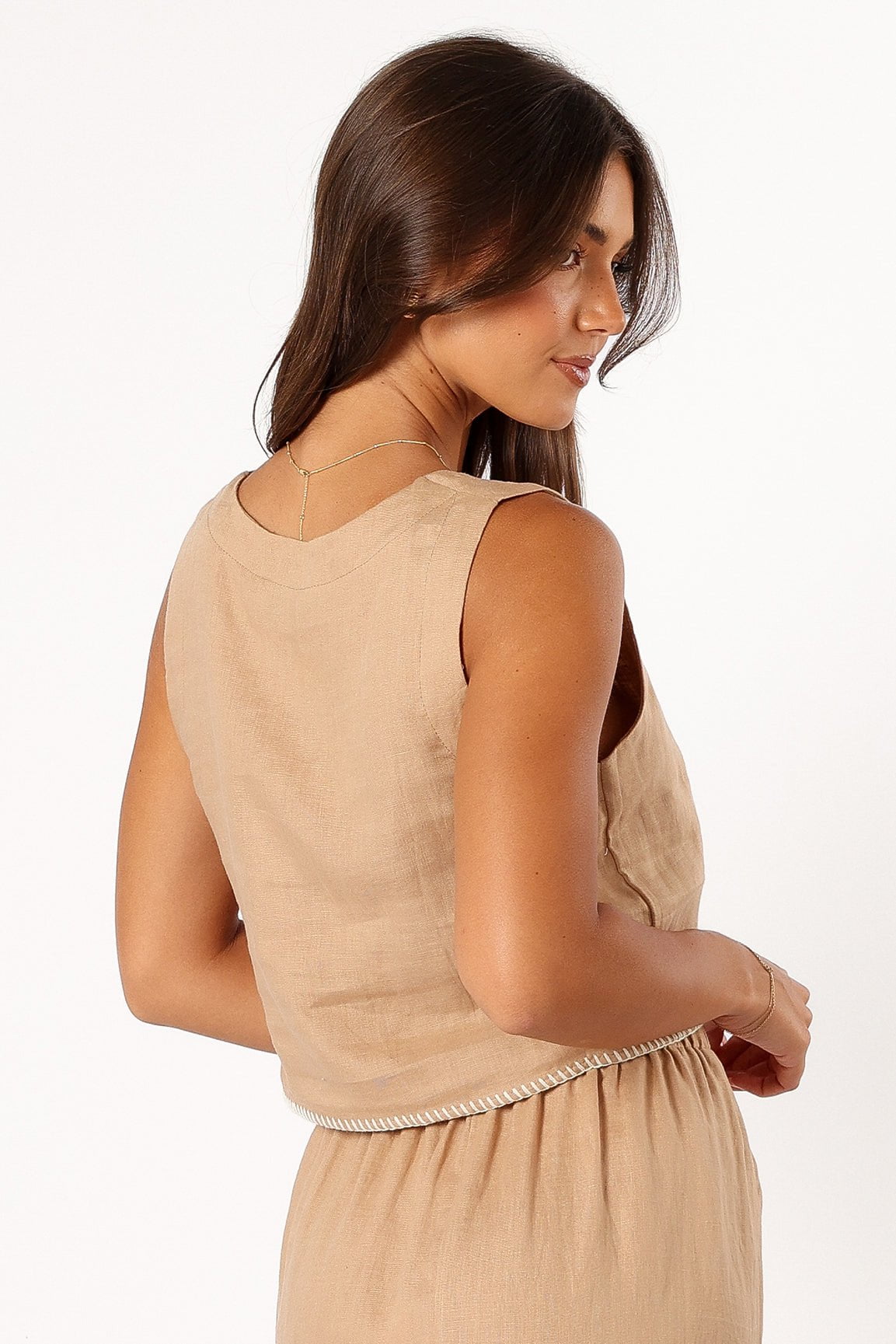 TOPS @Odette Top - Camel (Hold for Sundial)