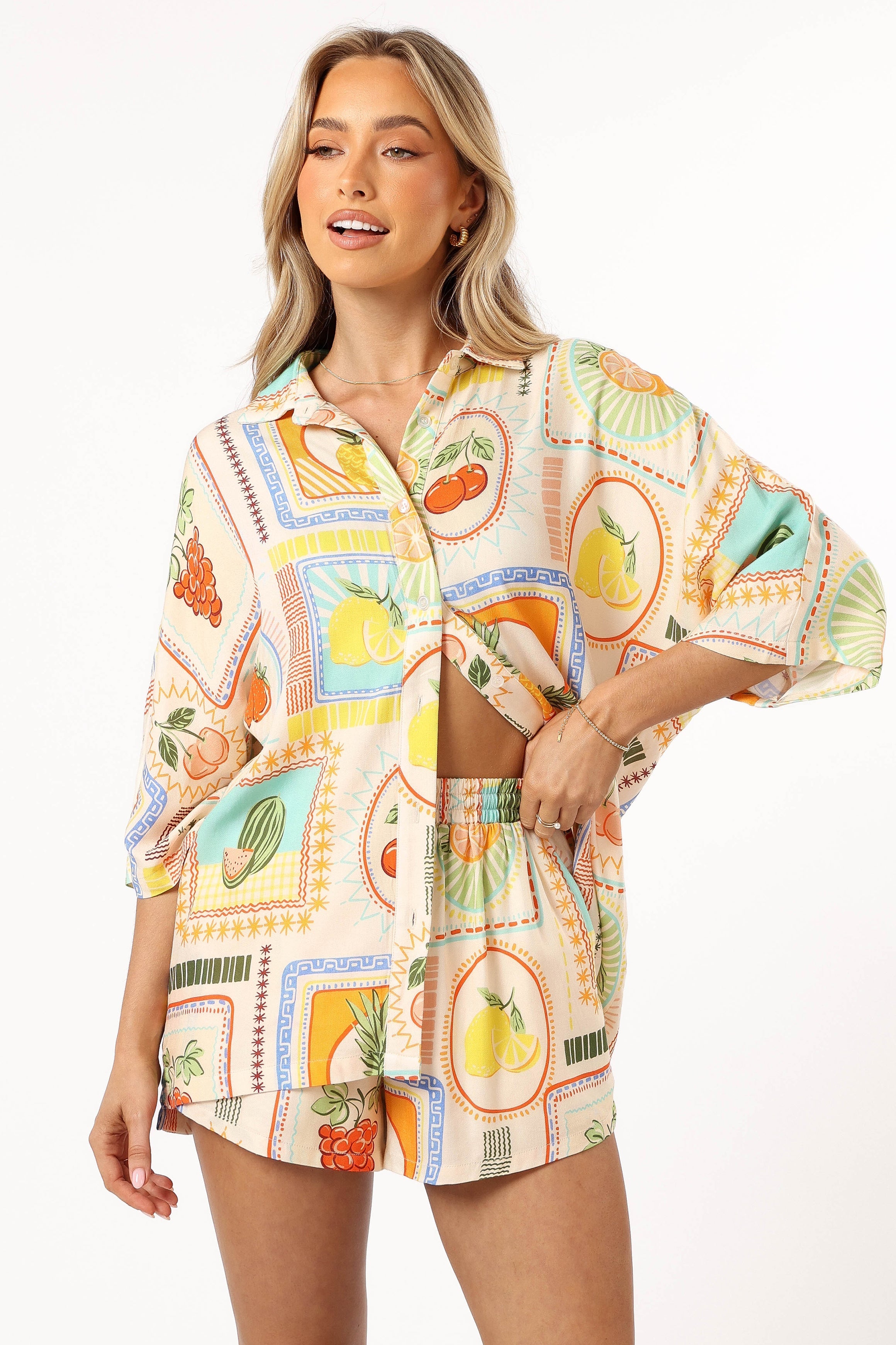 TOPS @Olena Shirt - Agata Print