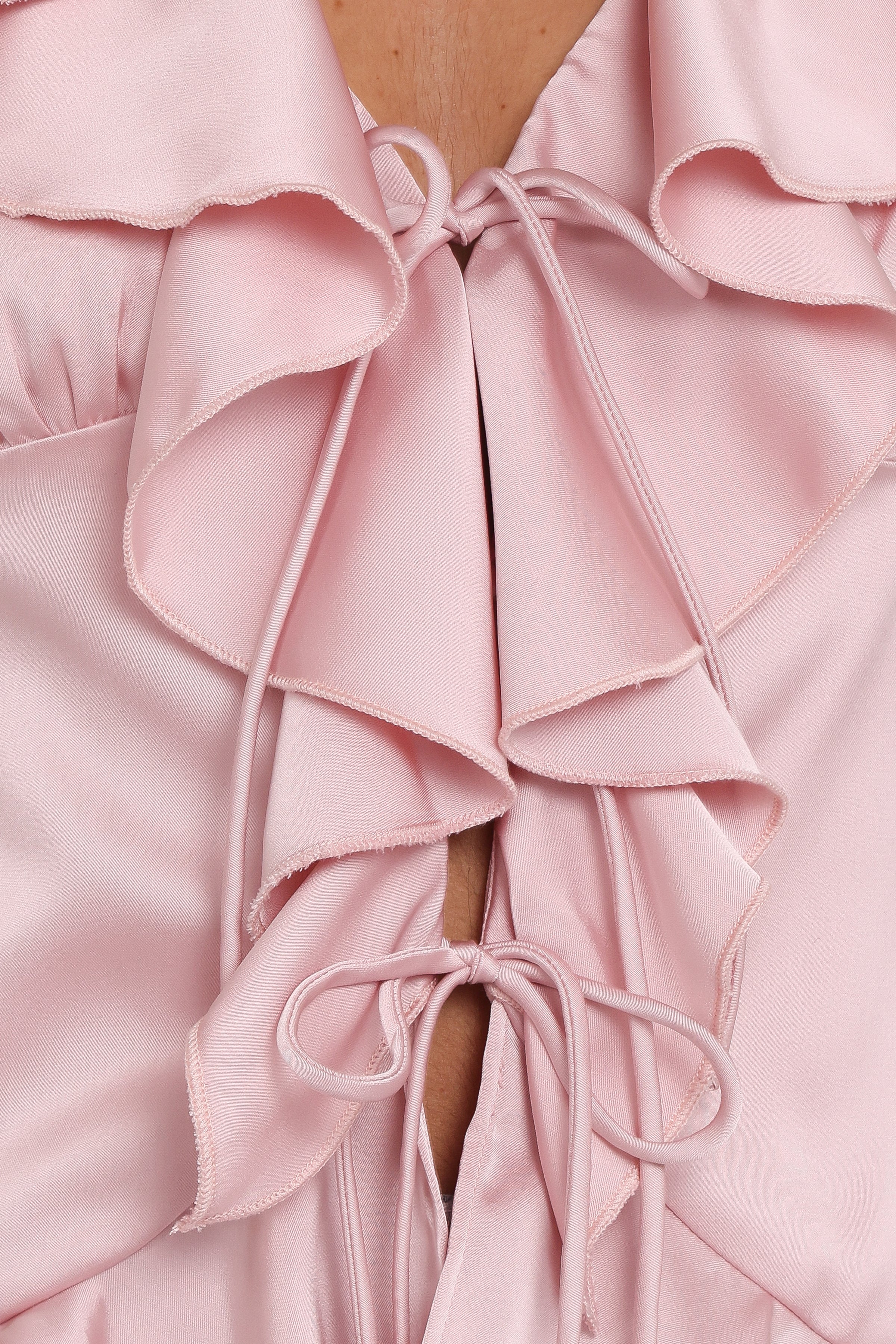 TOPS @Orelia Ruffle Front Top - Pink