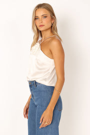 TOPS @Pai Rosette Top - Ivory