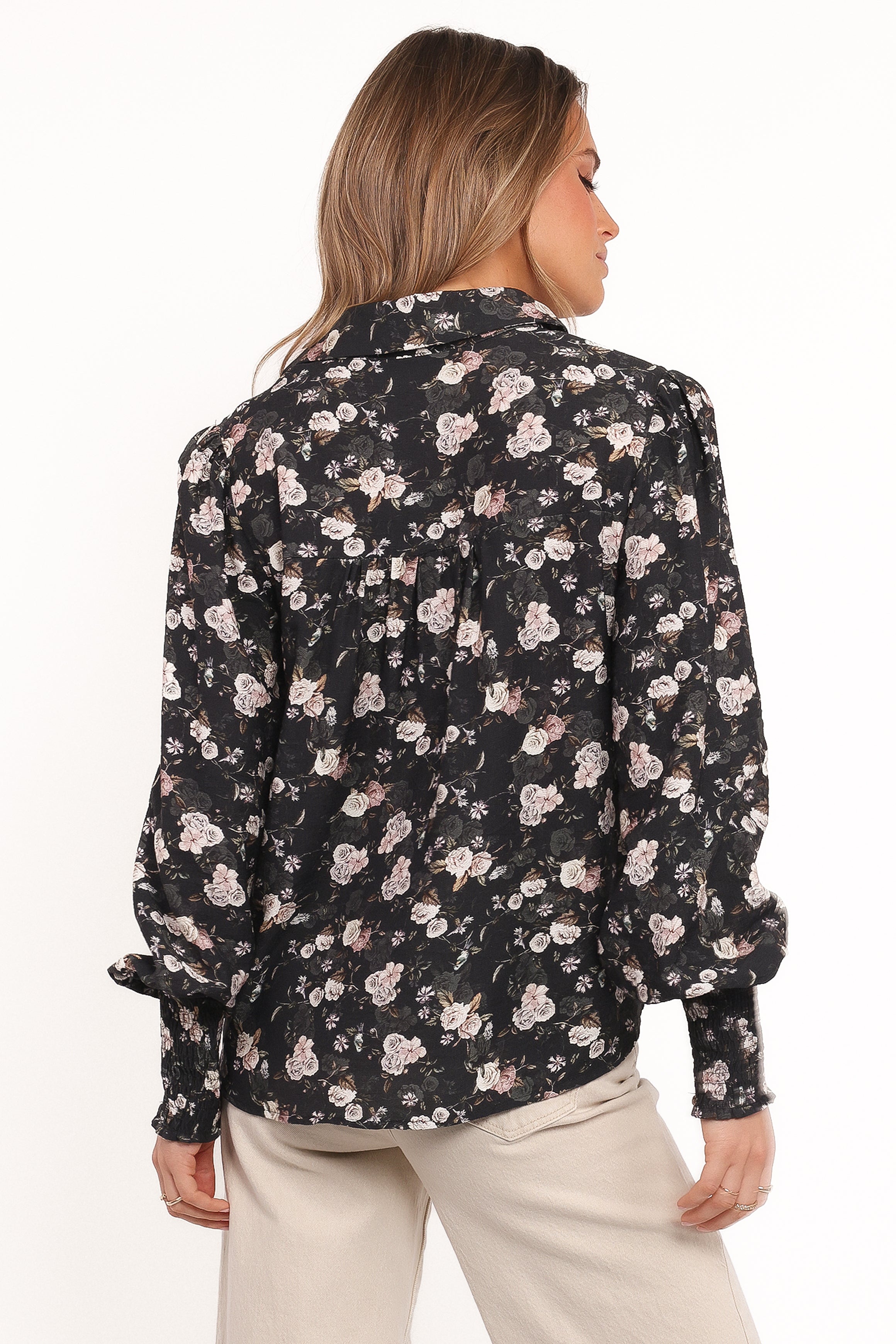 TOPS Parsons Blouse - Dark Floral