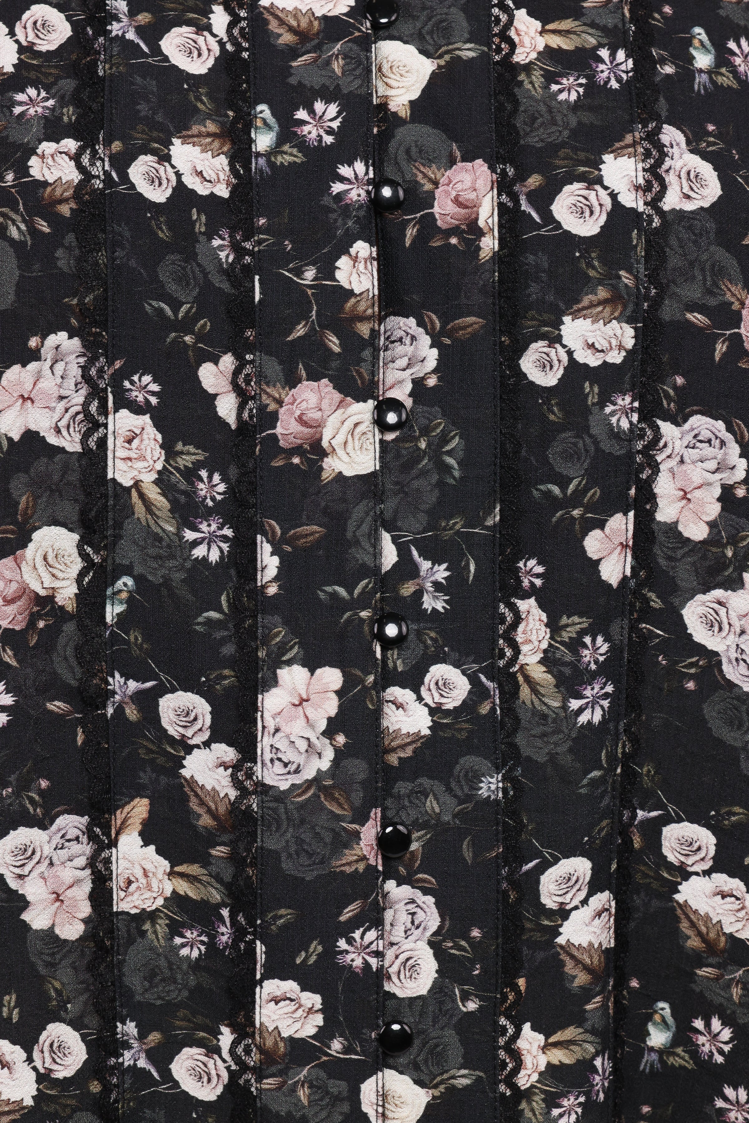 TOPS Parsons Blouse - Dark Floral