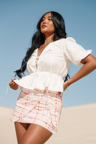 TOPS Pippi Top - Cloud White