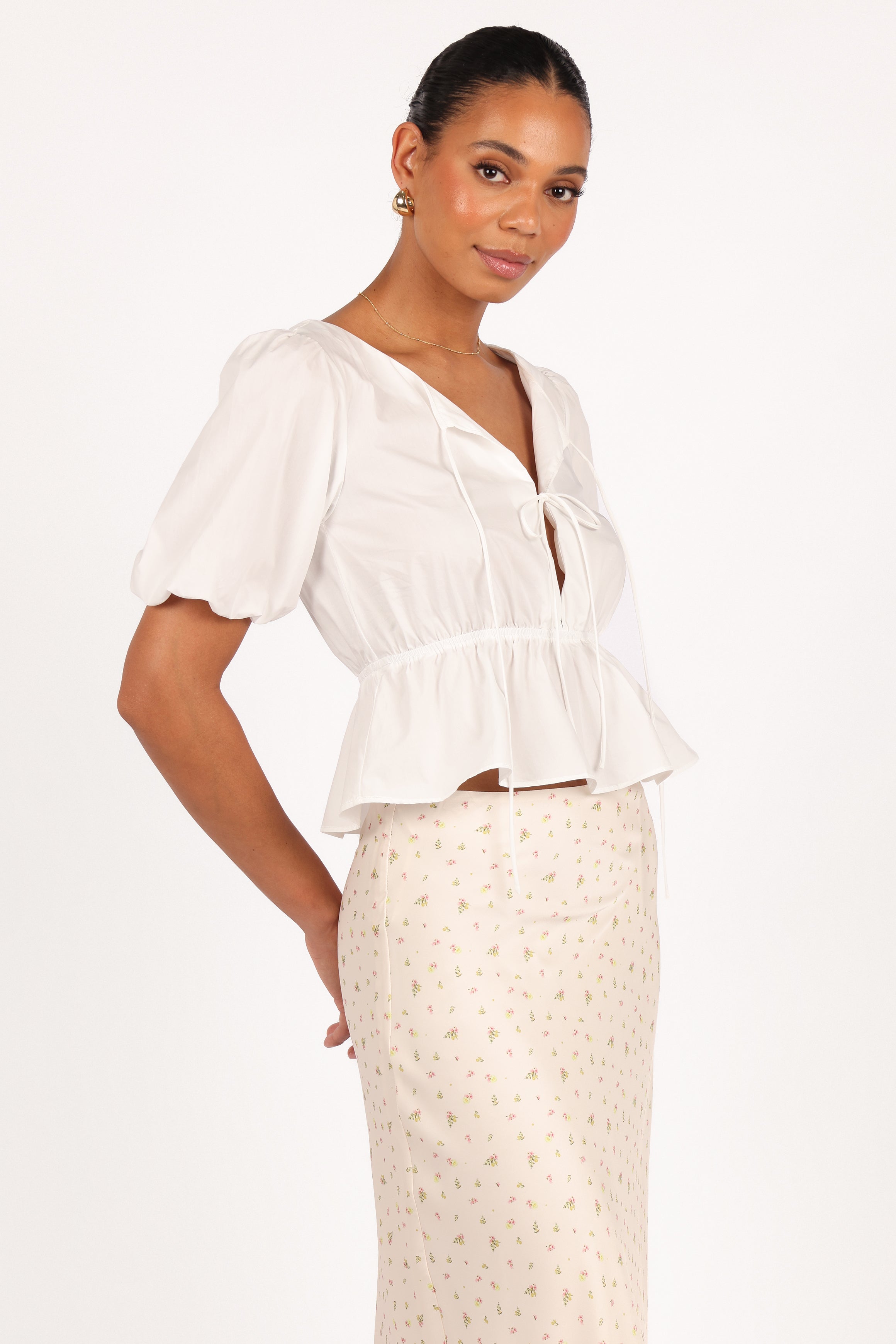 TOPS Pippi Top - Cloud White