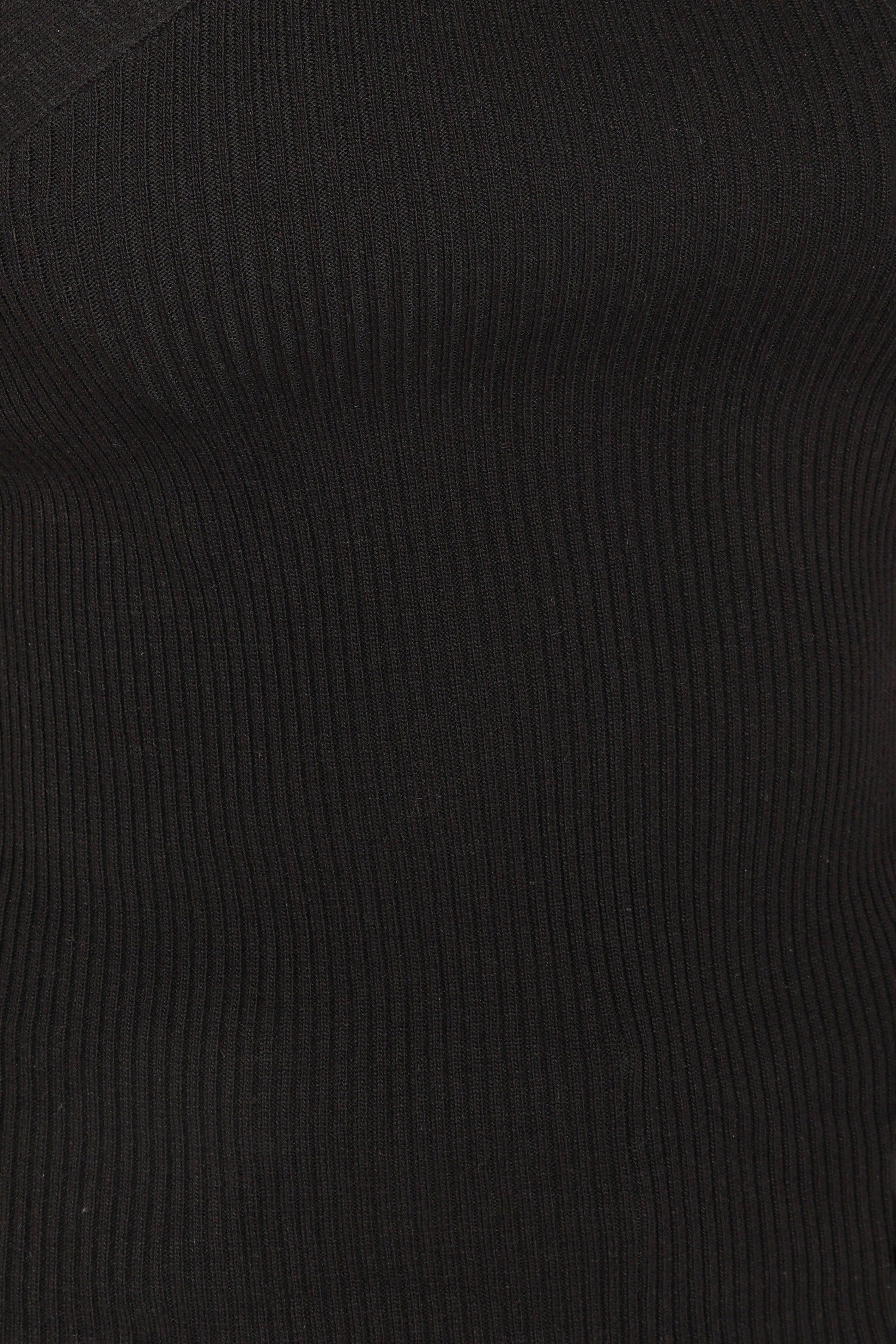 TOPS @Pollie Knit Top - Black