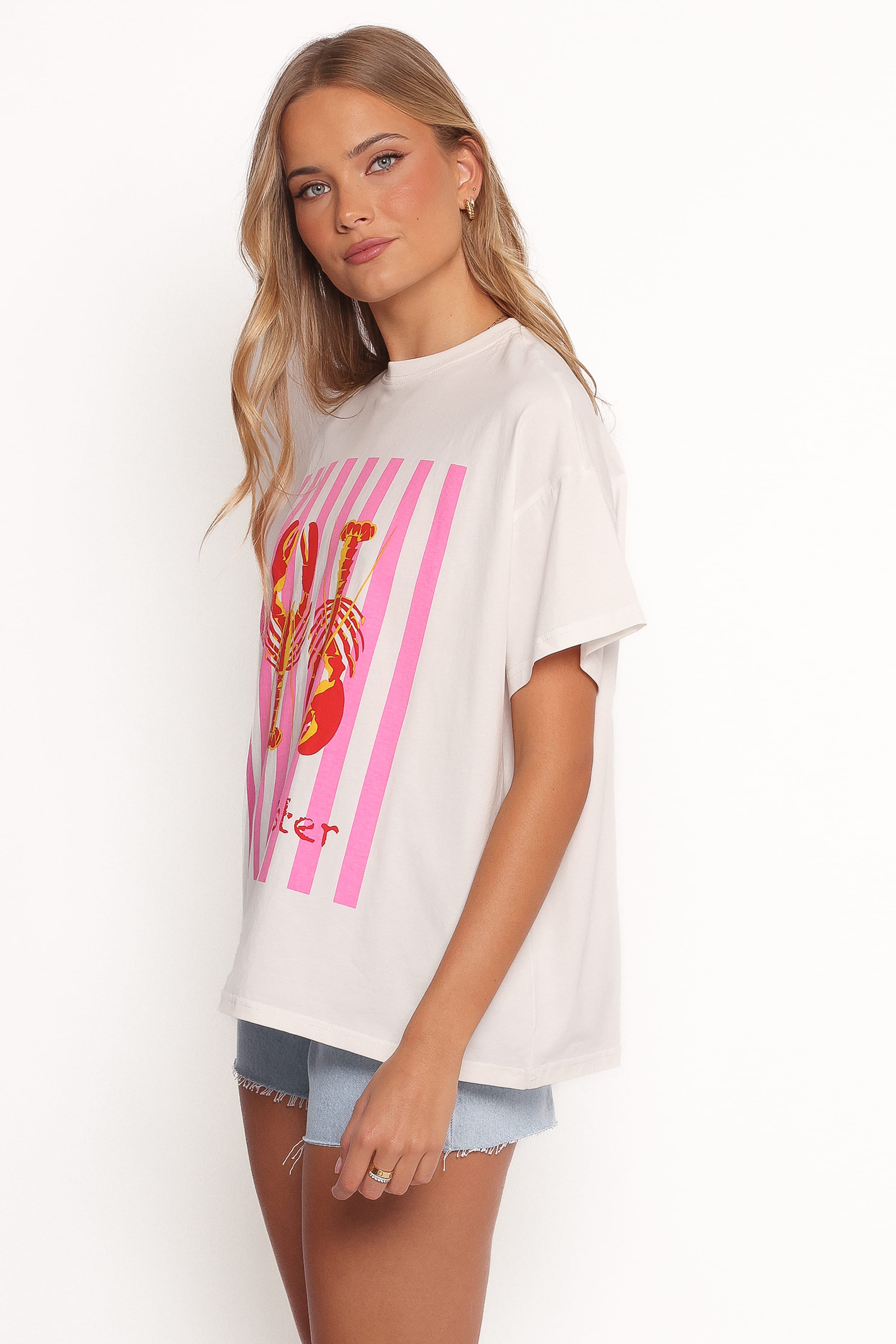 TOPS Portland Tee - Lobster Pink