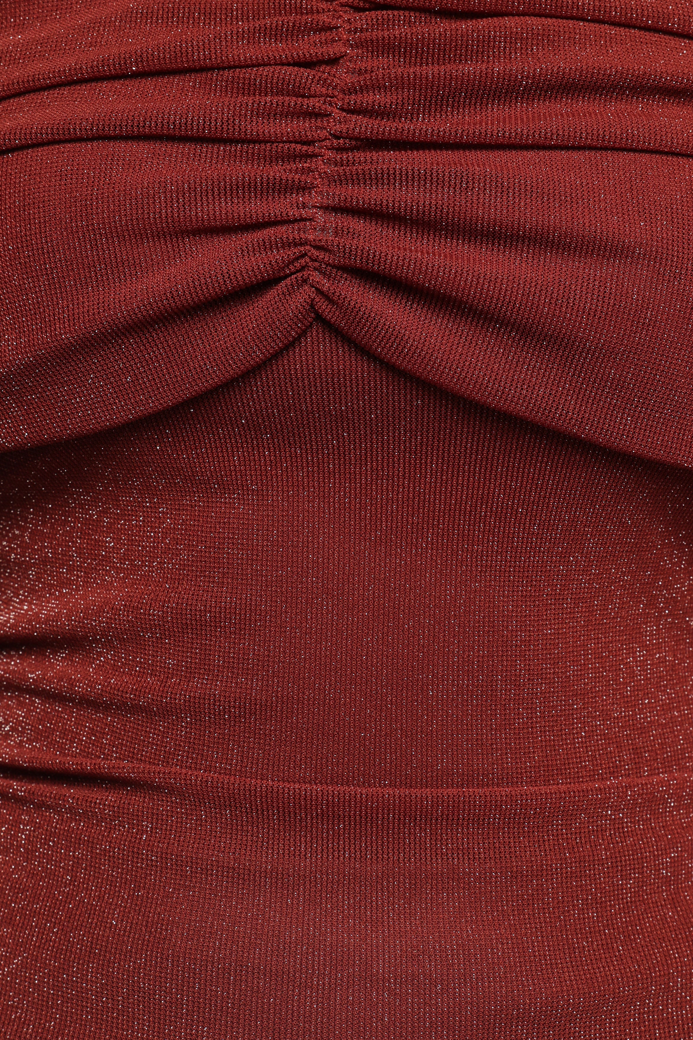 TOPS Raya Off Shoulder Top - Merlot