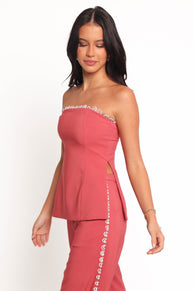 TOPS Raylie Top - Brick Red