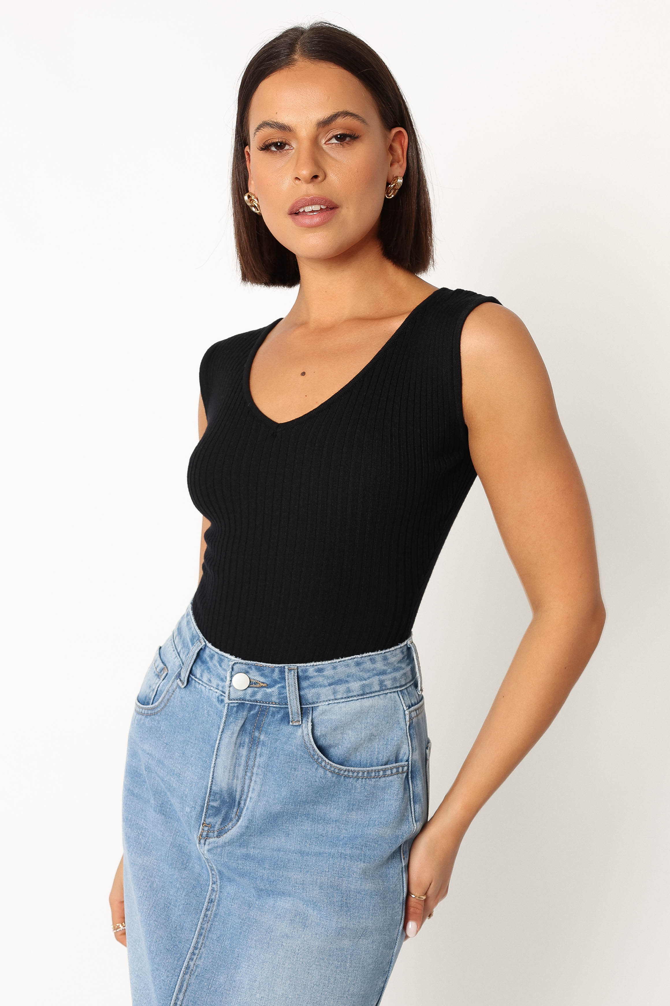 TOPS @Remi Bodysuit - Black
