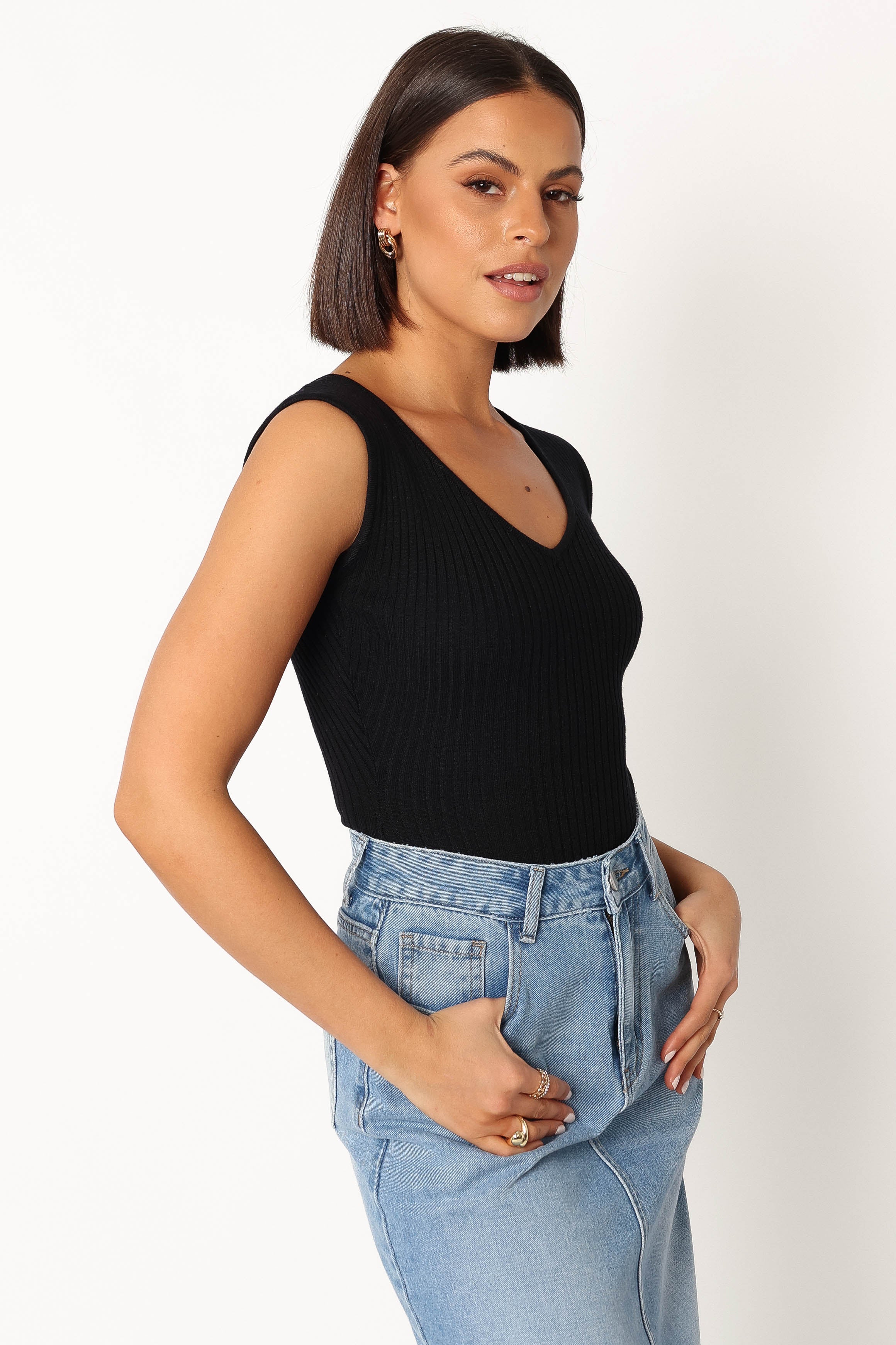 TOPS @Remi Bodysuit - Black