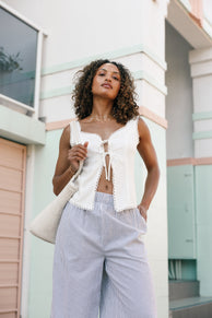 TOPS @Renn Top - White (Hold for 4th July)