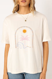 TOPS @Ride The Wave Tee - White