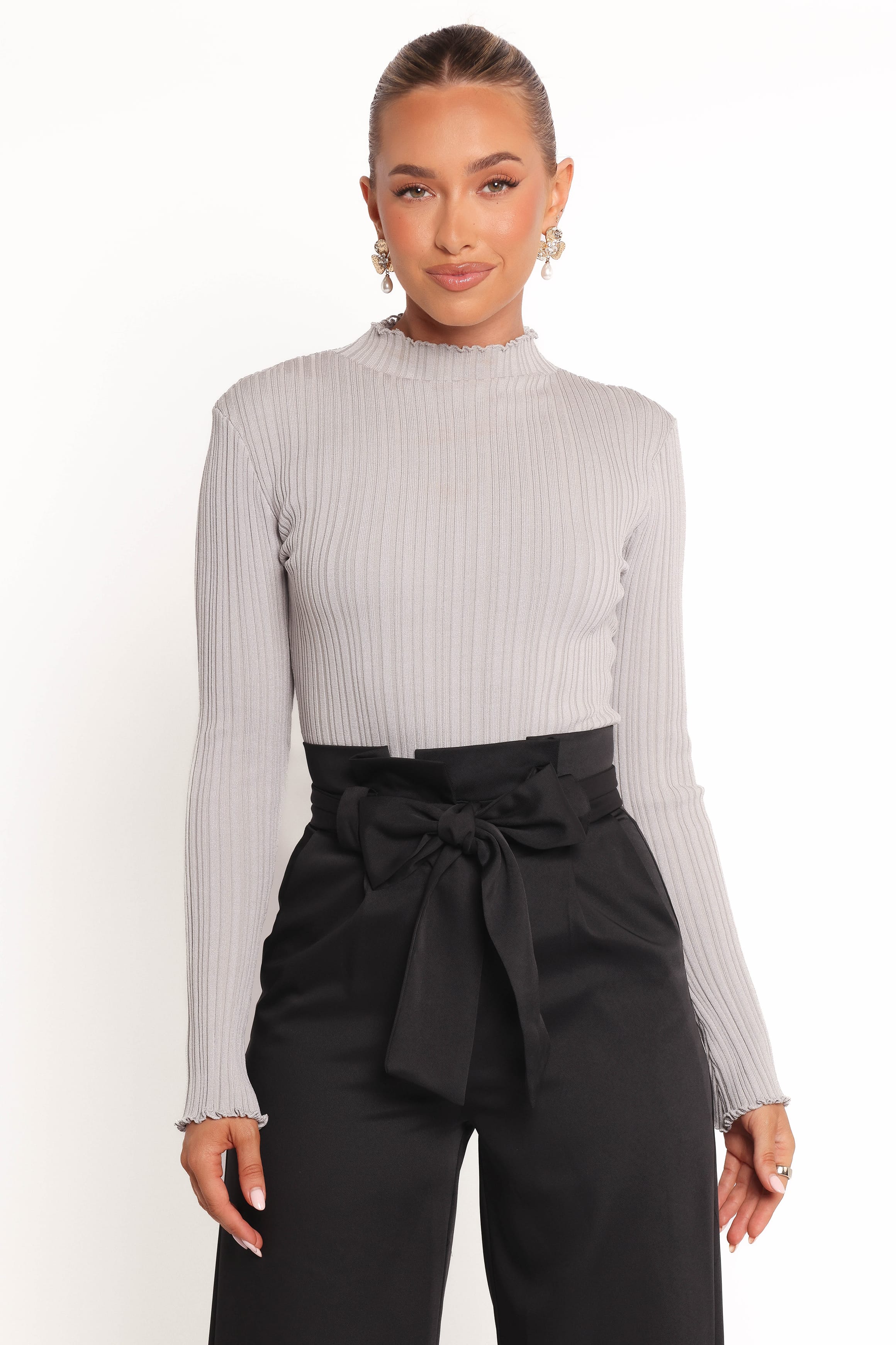 TOPS Ridley Top - Grey
