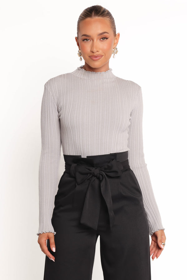 TOPS Ridley Top - Grey