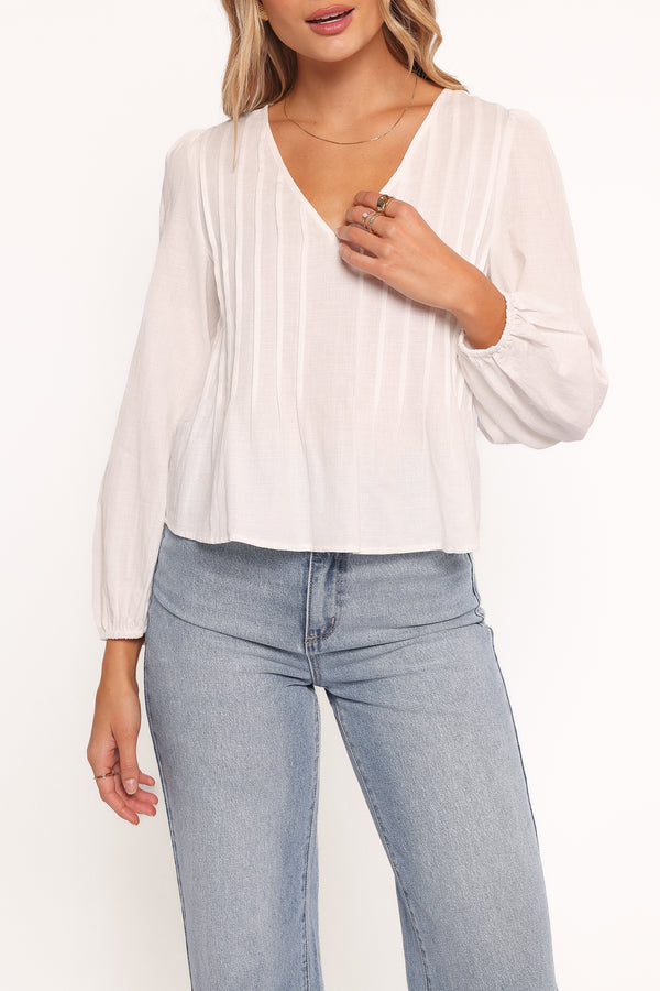 TOPS Rinna Top - White