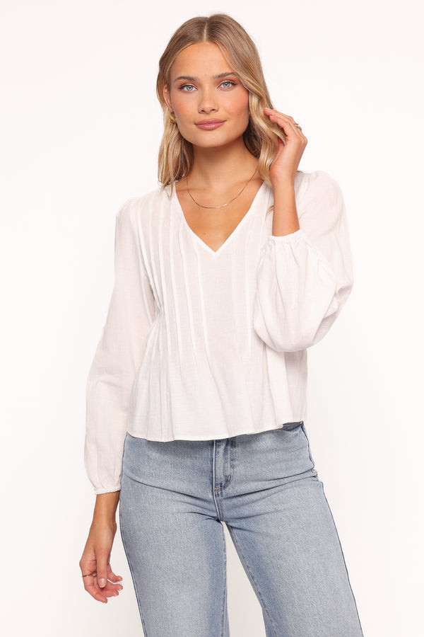 TOPS Rinna Top - White