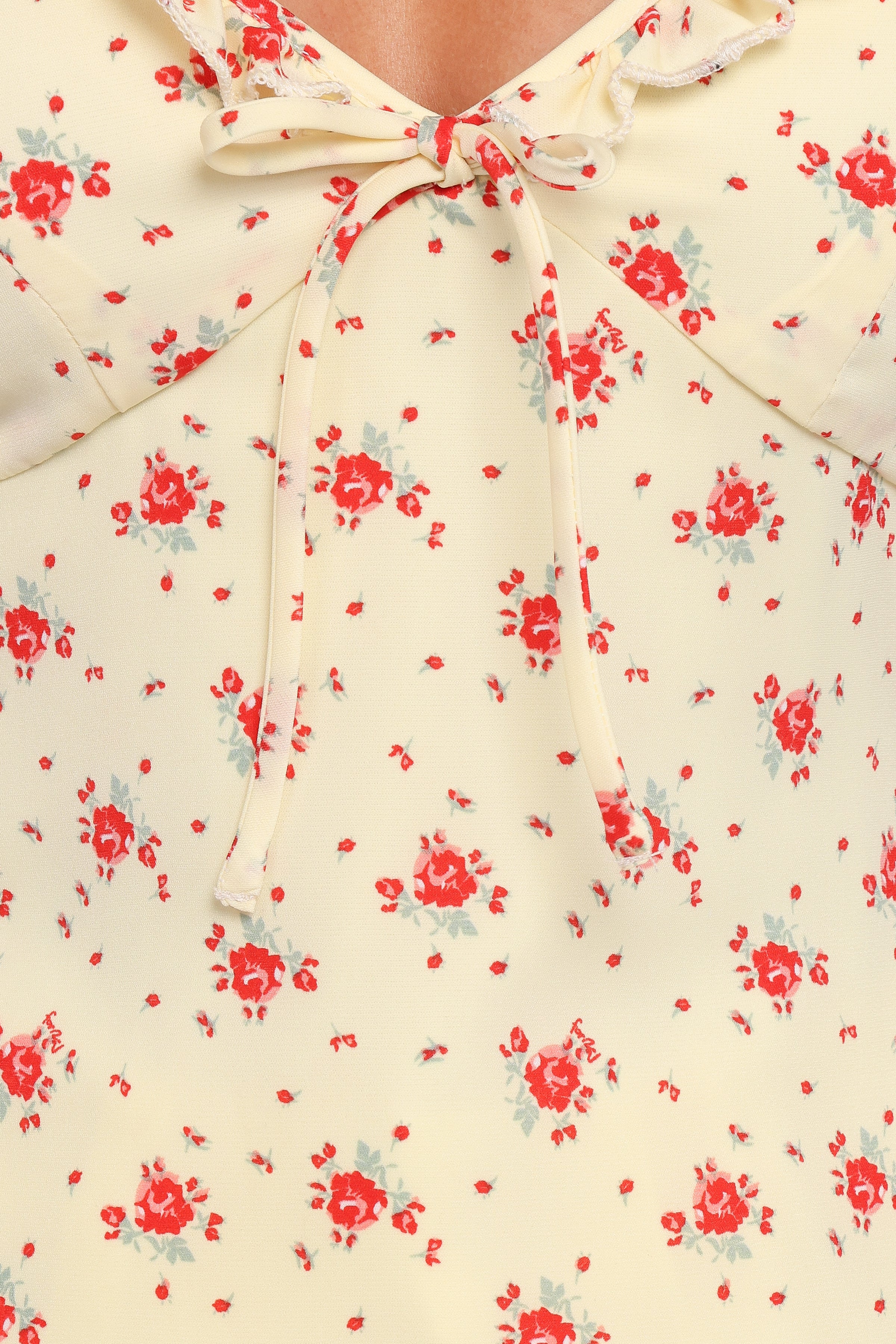 TOPS Roni Tank Top - Yellow Floral